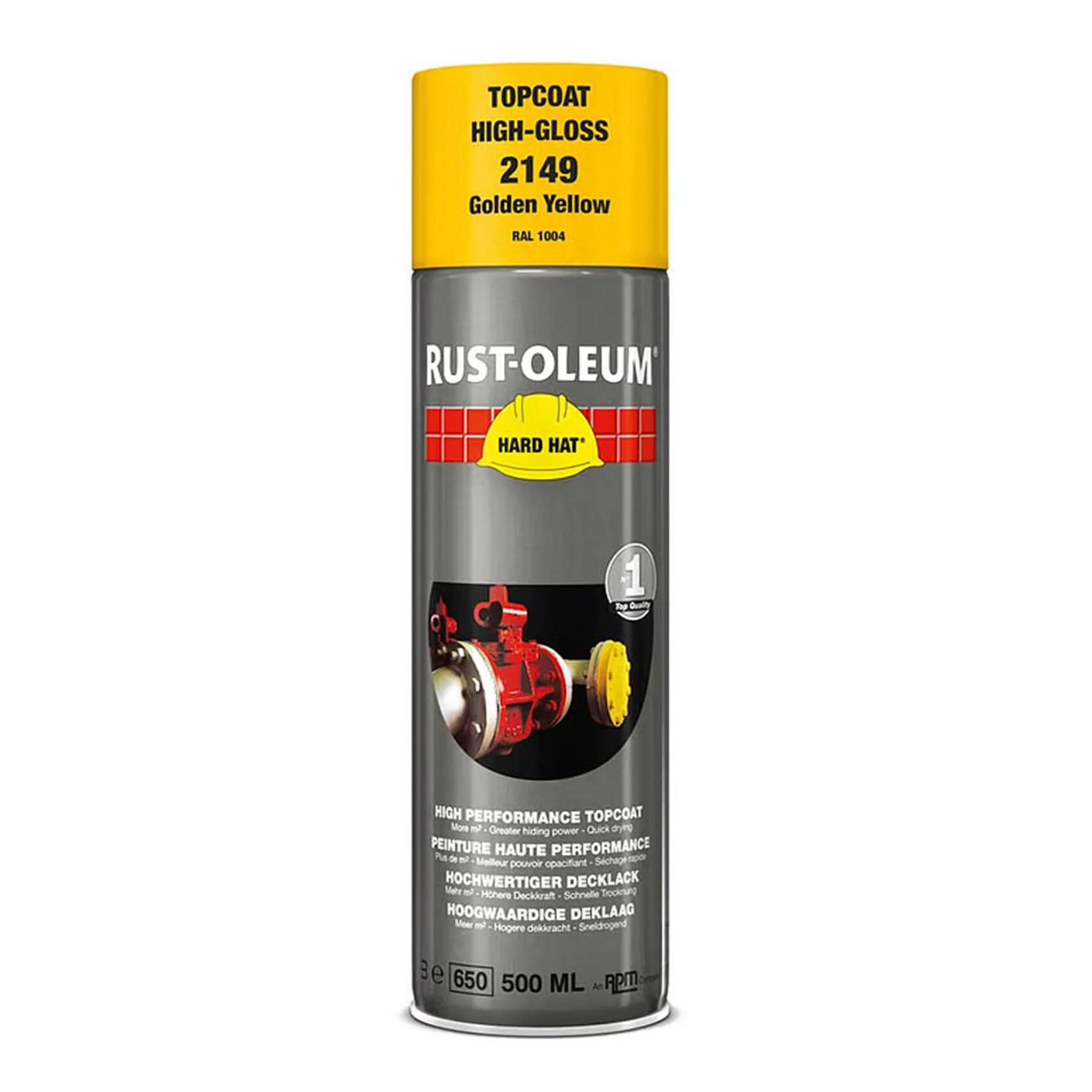 Rust-Oleum Hard Hat Top Coat Spray Paint - 500ml - Image 31