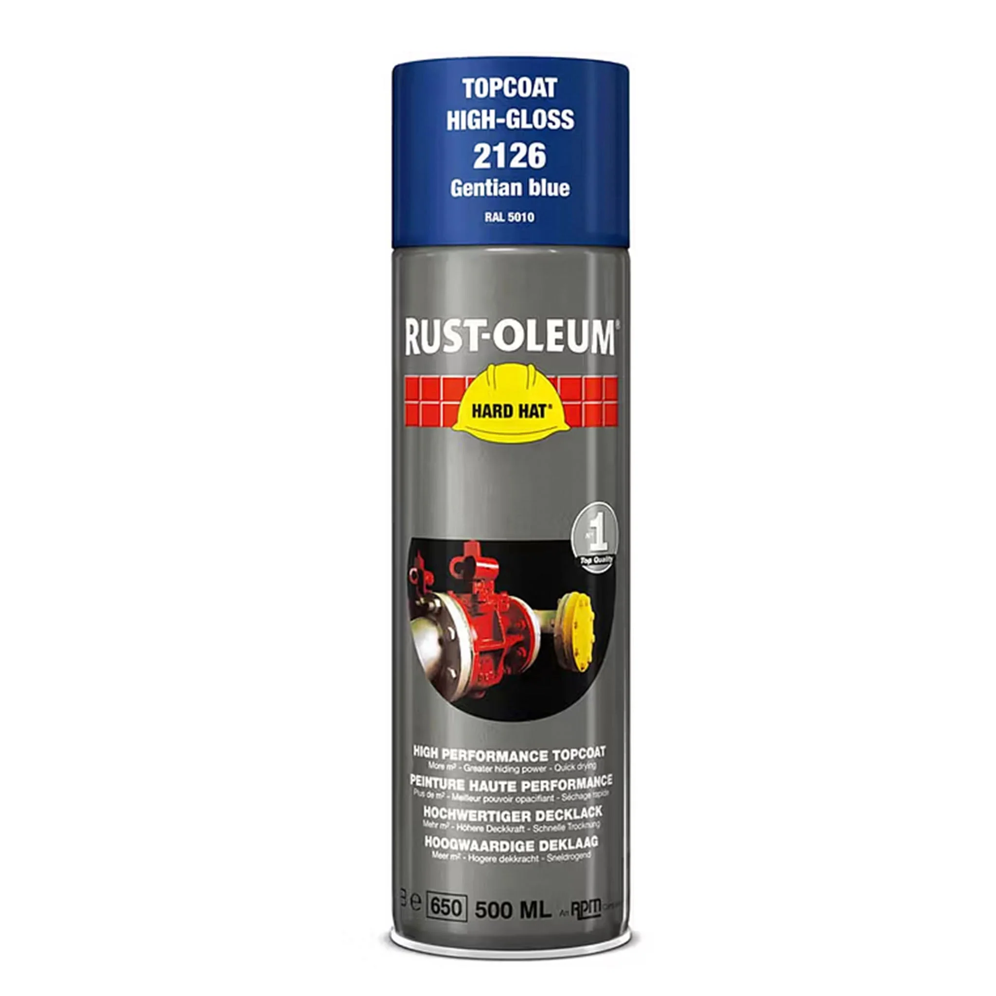 Rust-Oleum Hard Hat Top Coat Spray Paint - 500ml - Image 32