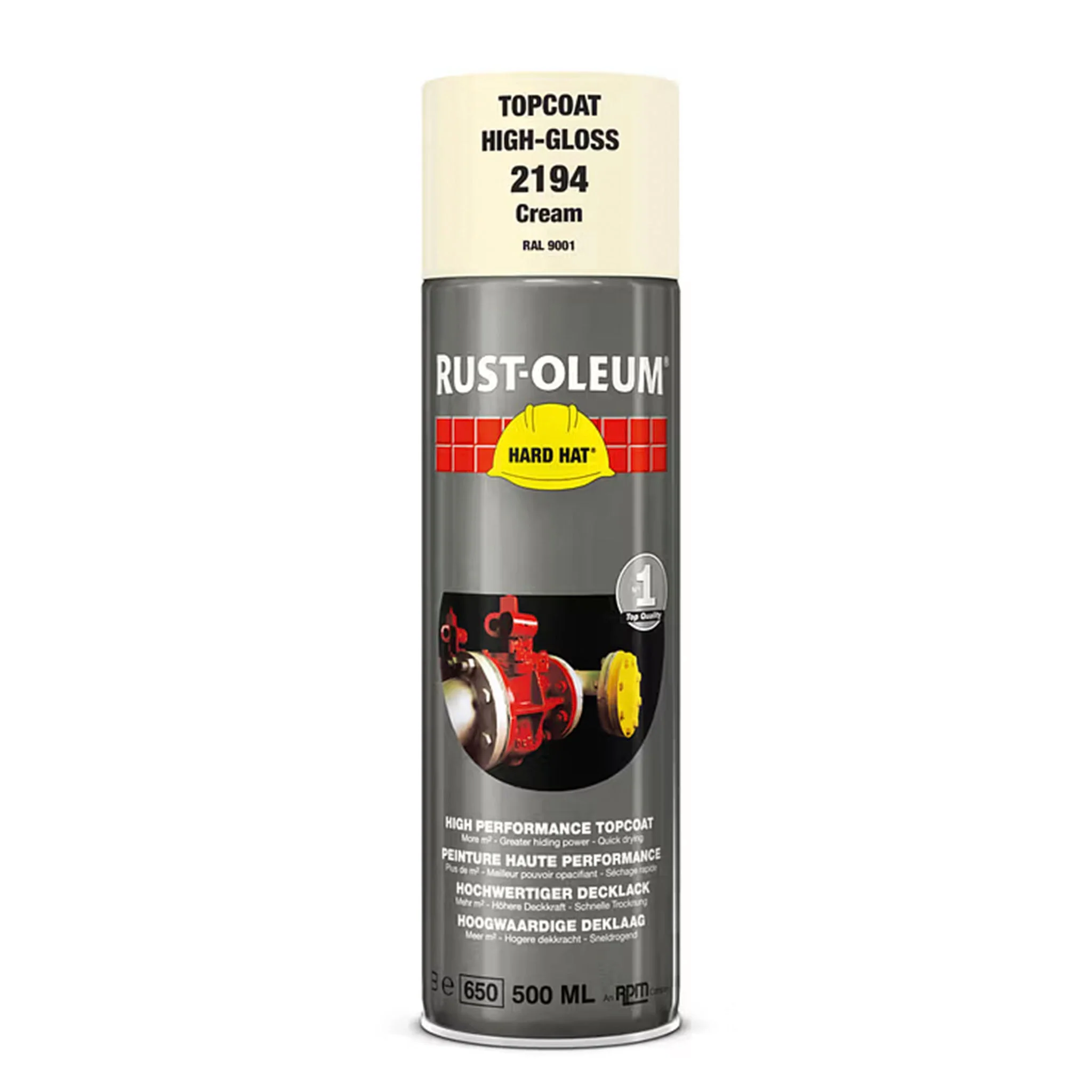 Rust-Oleum Hard Hat Top Coat Spray Paint - 500ml - Image 34