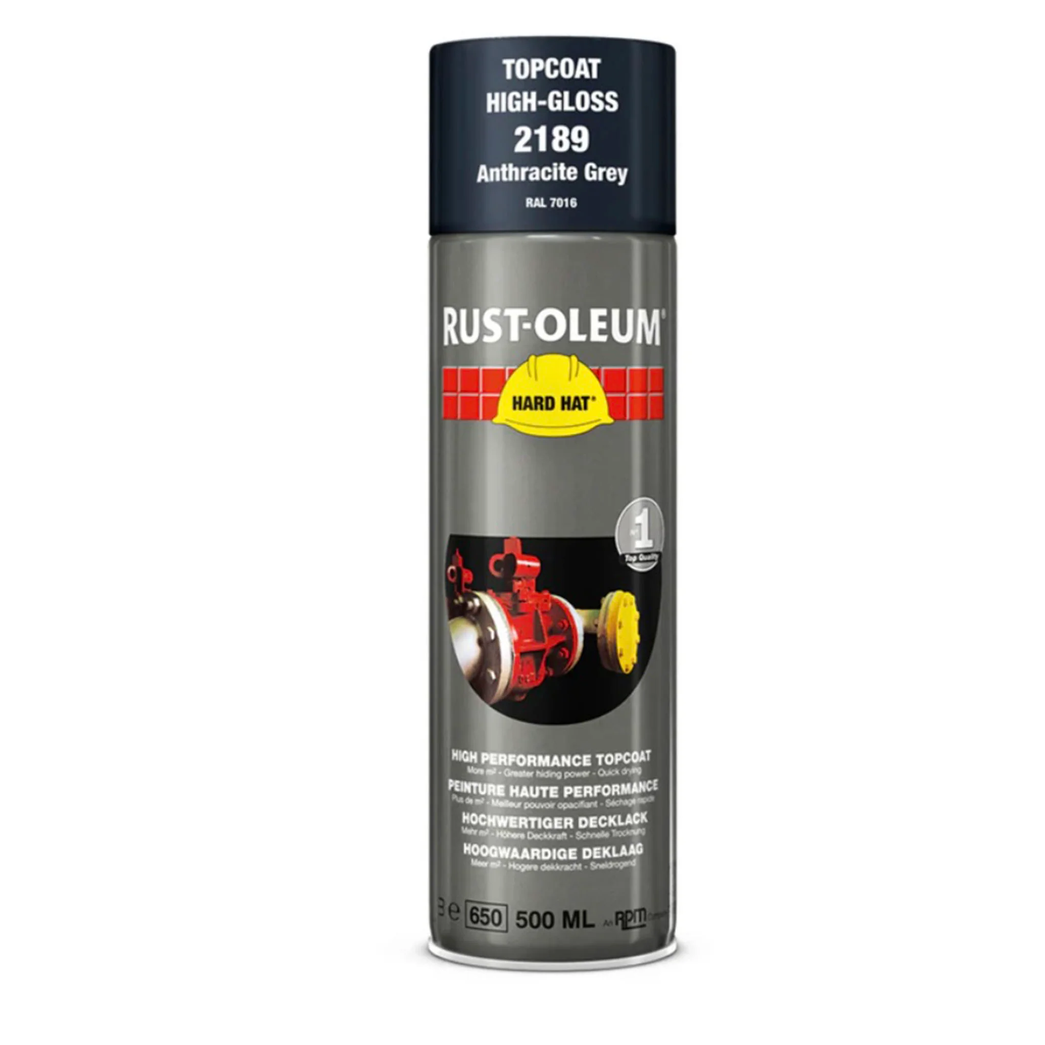 Rust-Oleum Hard Hat Top Coat Spray Paint - 500ml - Image 38