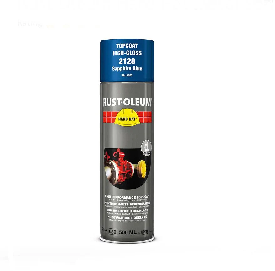 Rust-Oleum Hard Hat Top Coat Spray Paint - 500ml - Image 39