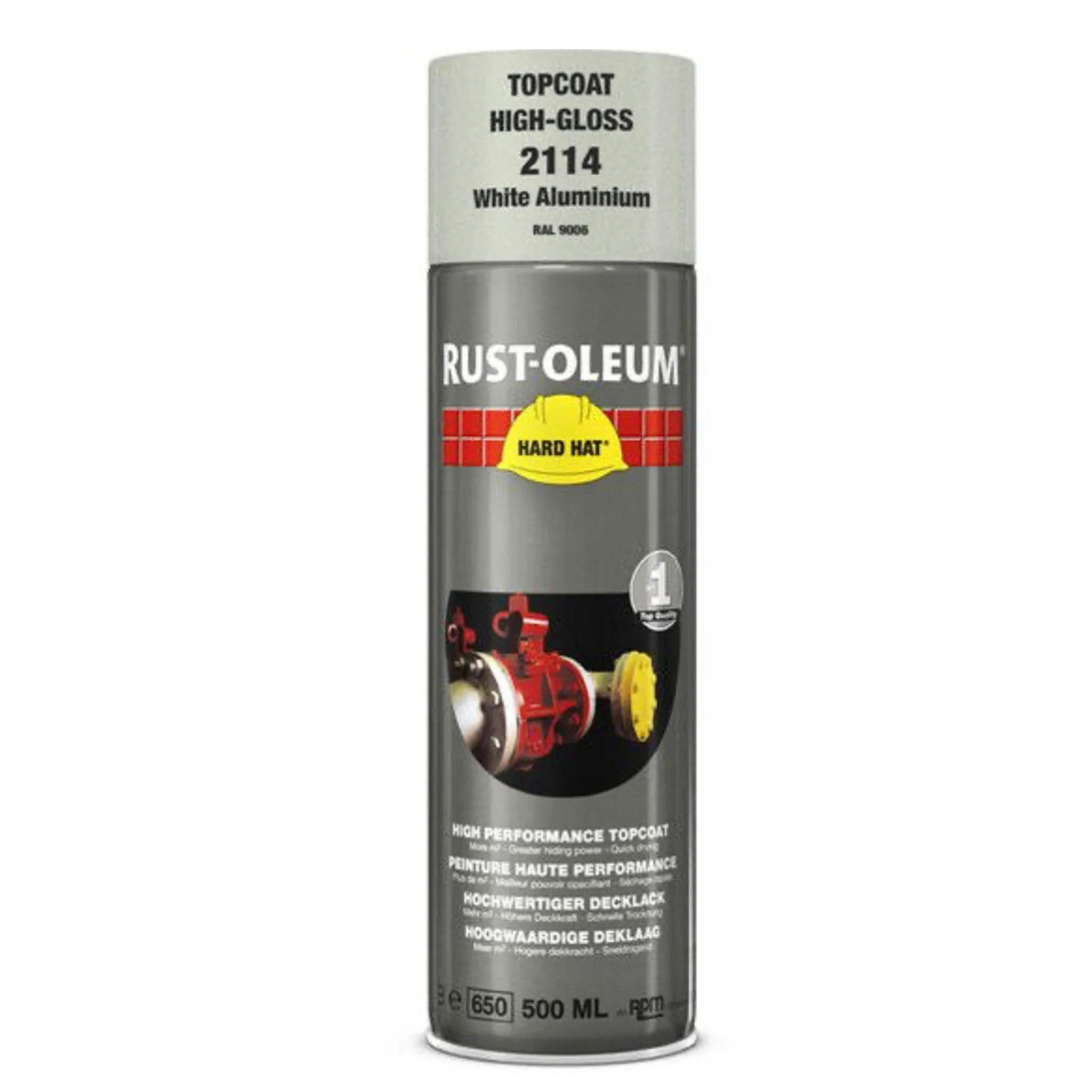 Rust-Oleum Hard Hat Top Coat Spray Paint - 500ml - Image 4