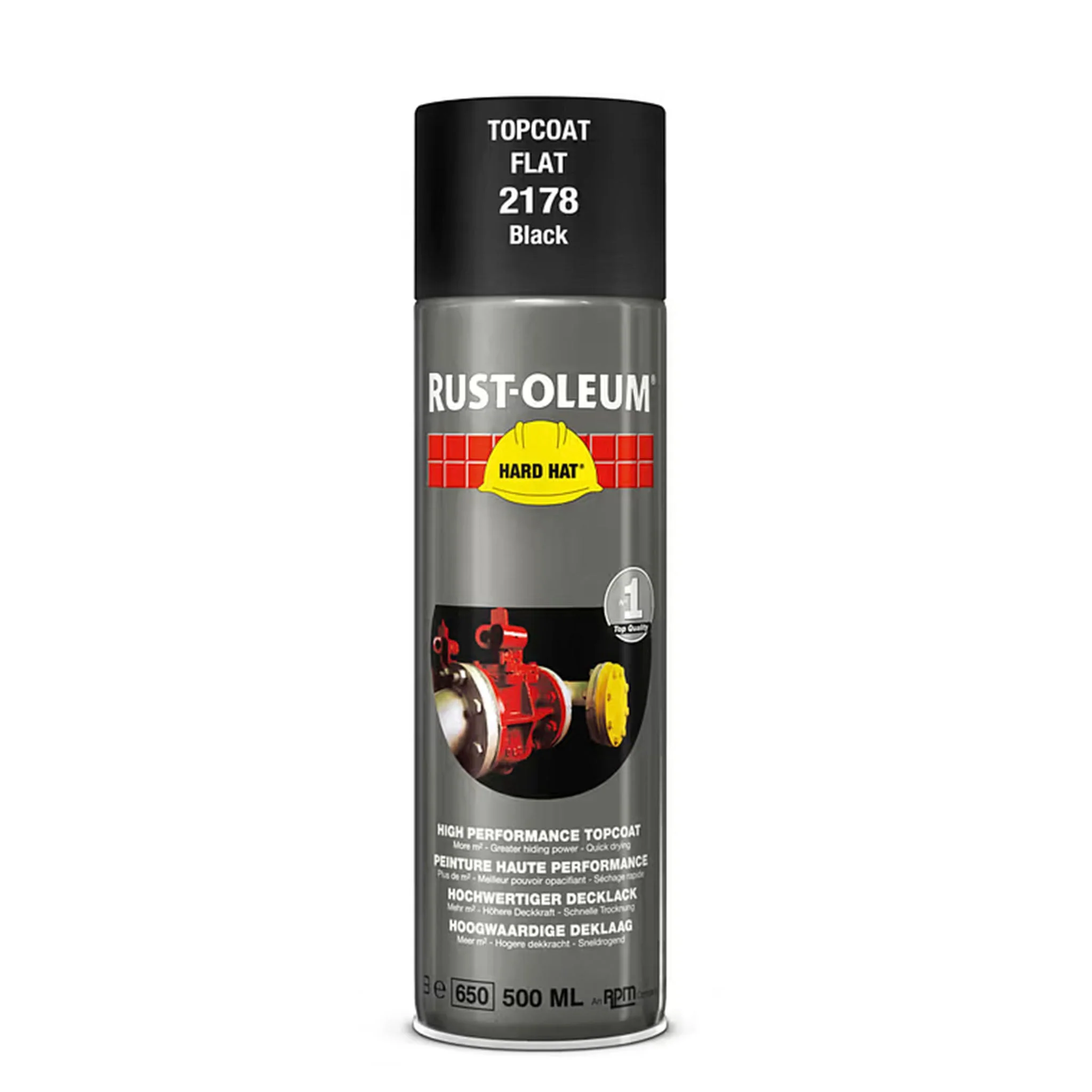 Rust-Oleum Hard Hat Top Coat Spray Paint - 500ml - Image 40
