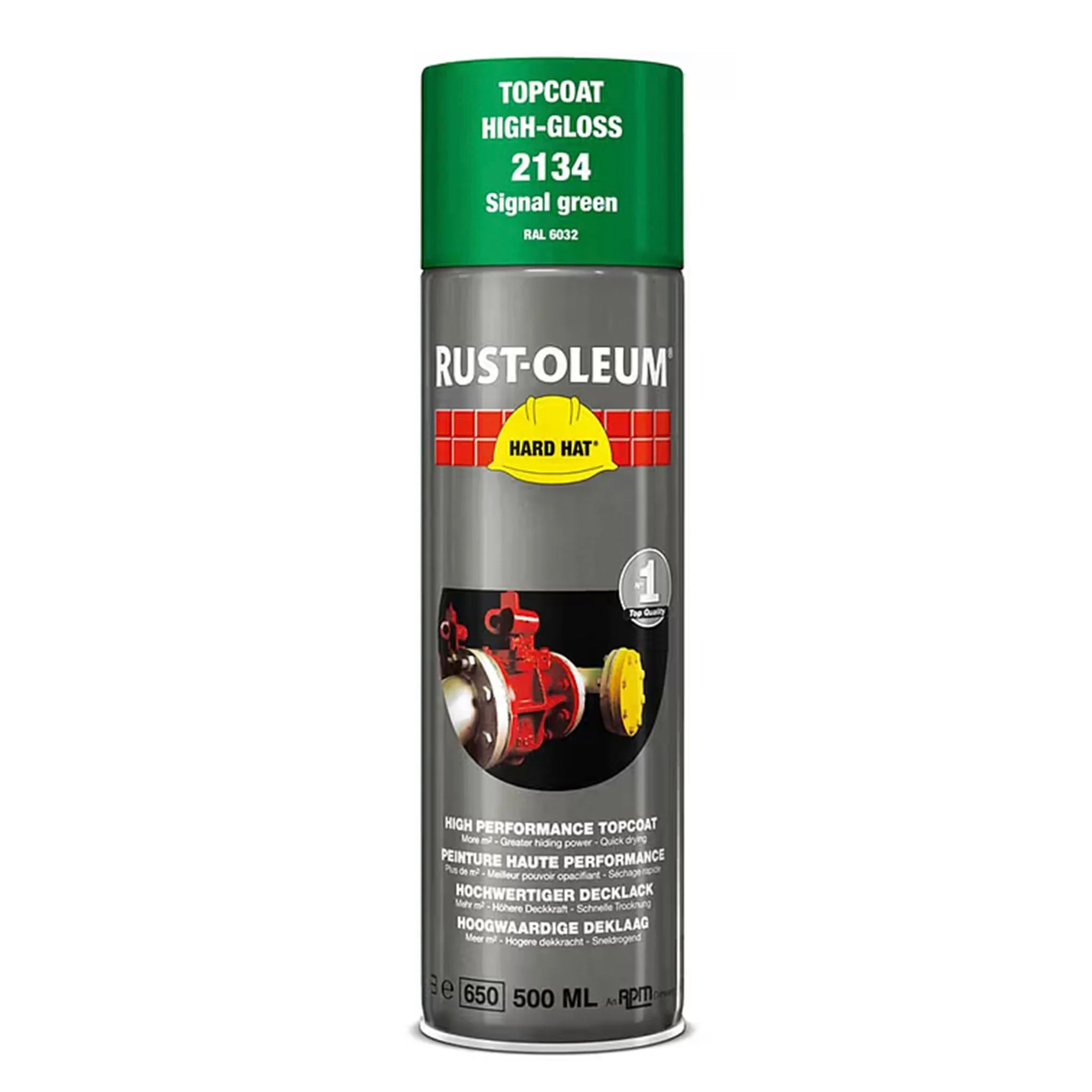 Rust-Oleum Hard Hat Top Coat Spray Paint - 500ml - Image 42