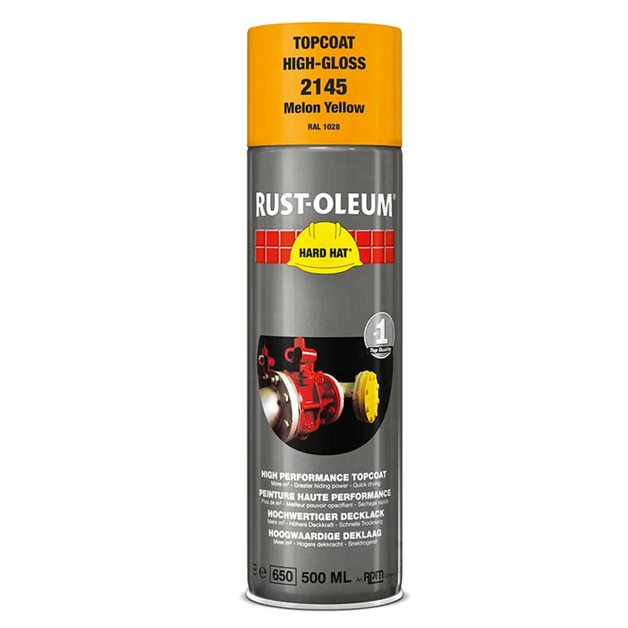 Rust-Oleum Hard Hat Top Coat Spray Paint - 500ml - Image 43