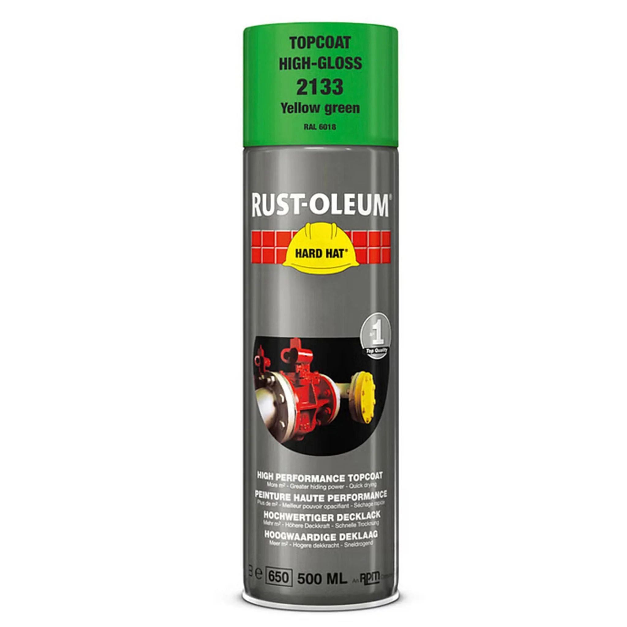 Rust-Oleum Hard Hat Top Coat Spray Paint - 500ml - Image 44