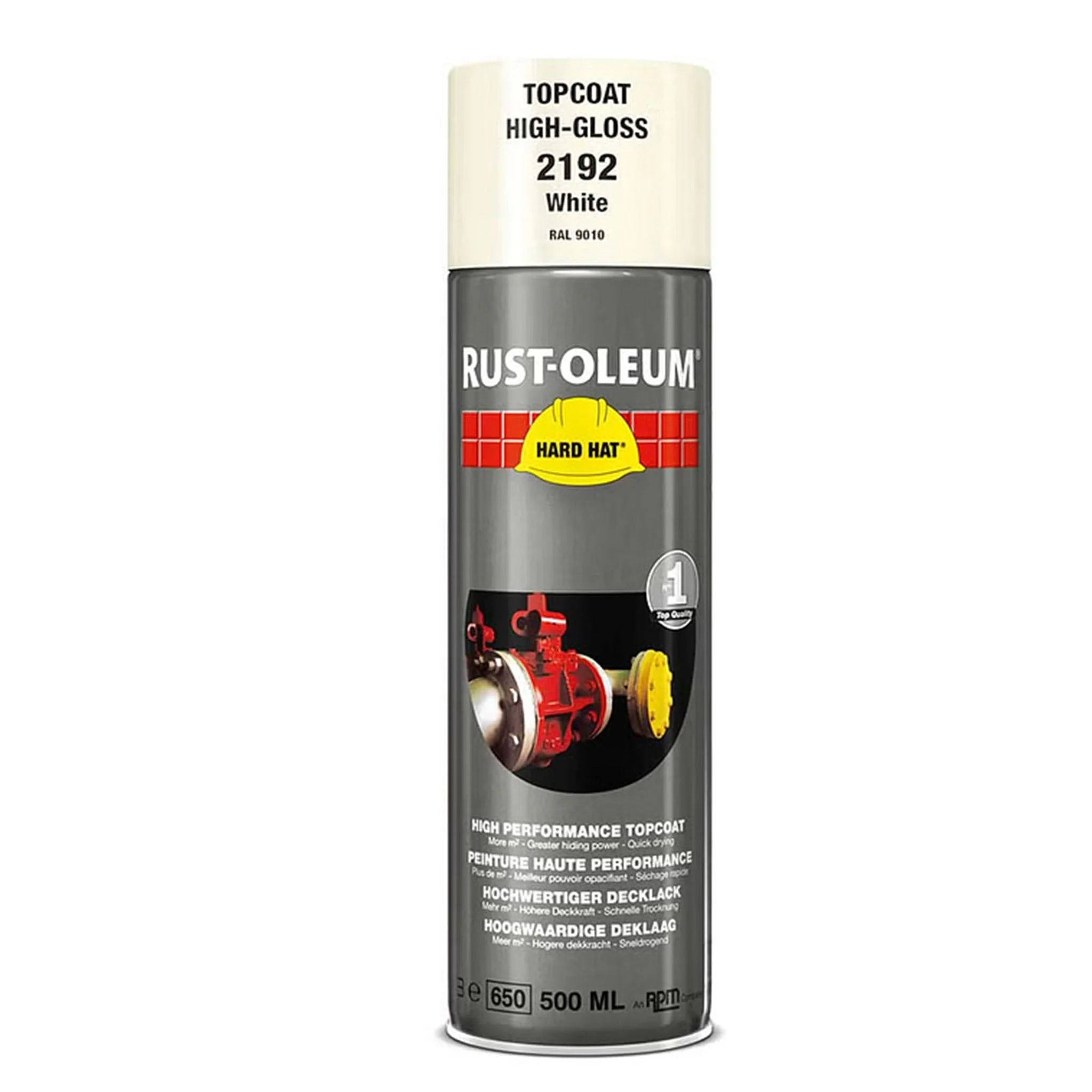 Rust-Oleum Hard Hat Top Coat Spray Paint - 500ml - Image 45