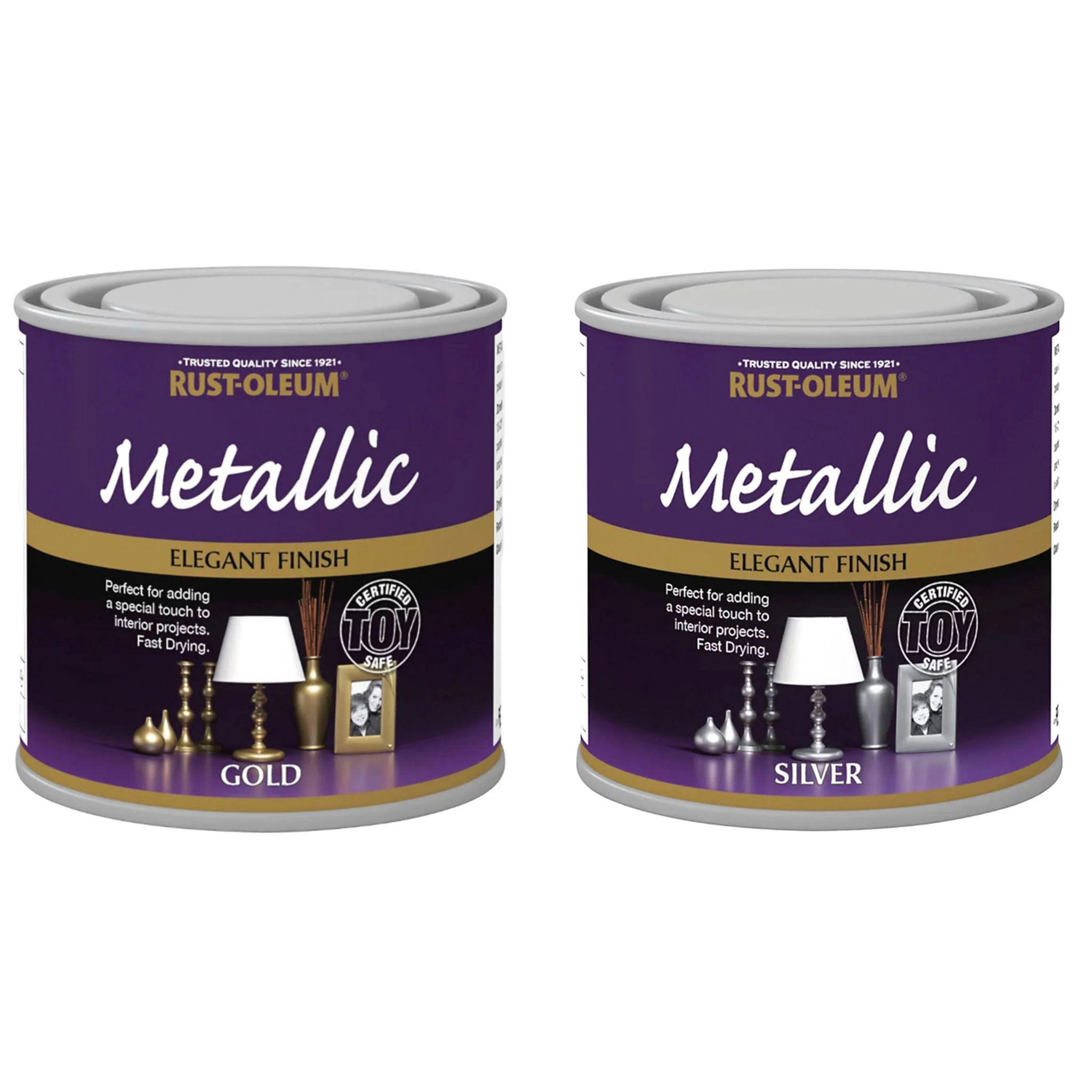 Rust-Oleum Metallic Toy-Safe Paint - 250ml