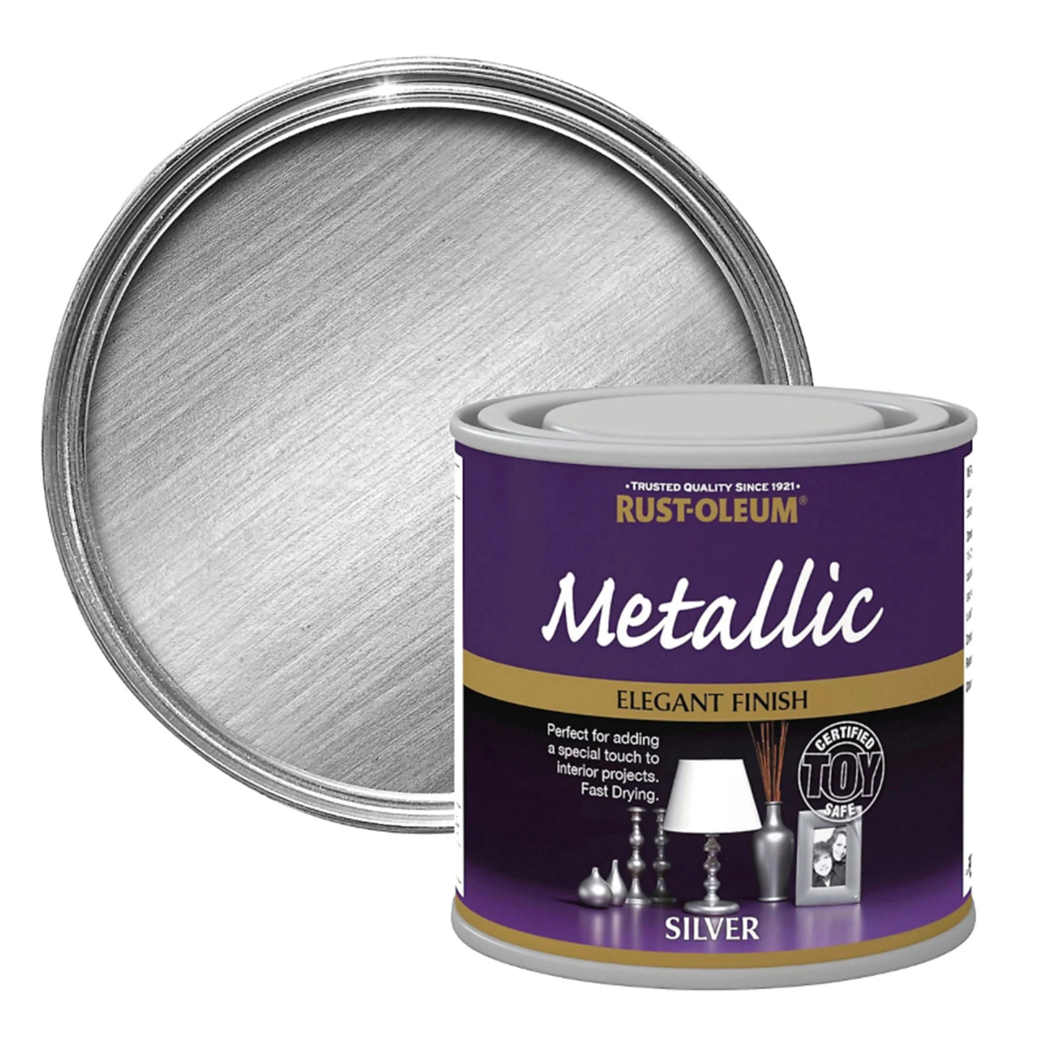 Rust-Oleum Metallic Toy-Safe Paint - 250ml - Image 3