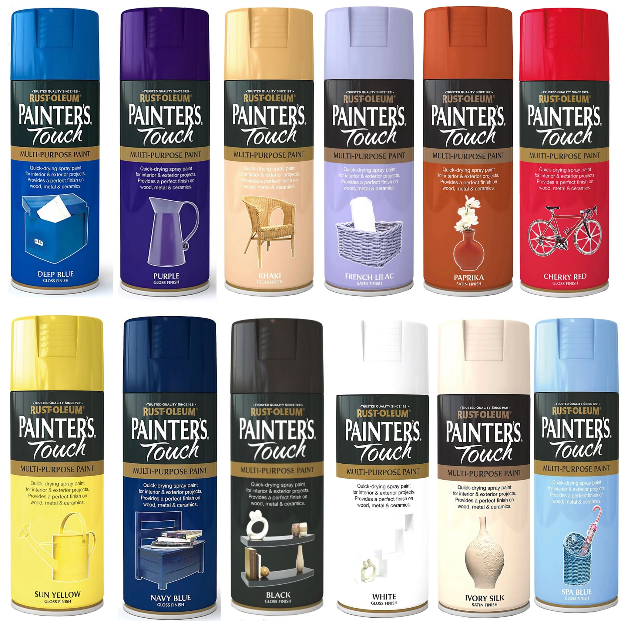Rust-Oleum Painters Touch Multi-Purpose Spray Paint - 400ml - Image 2