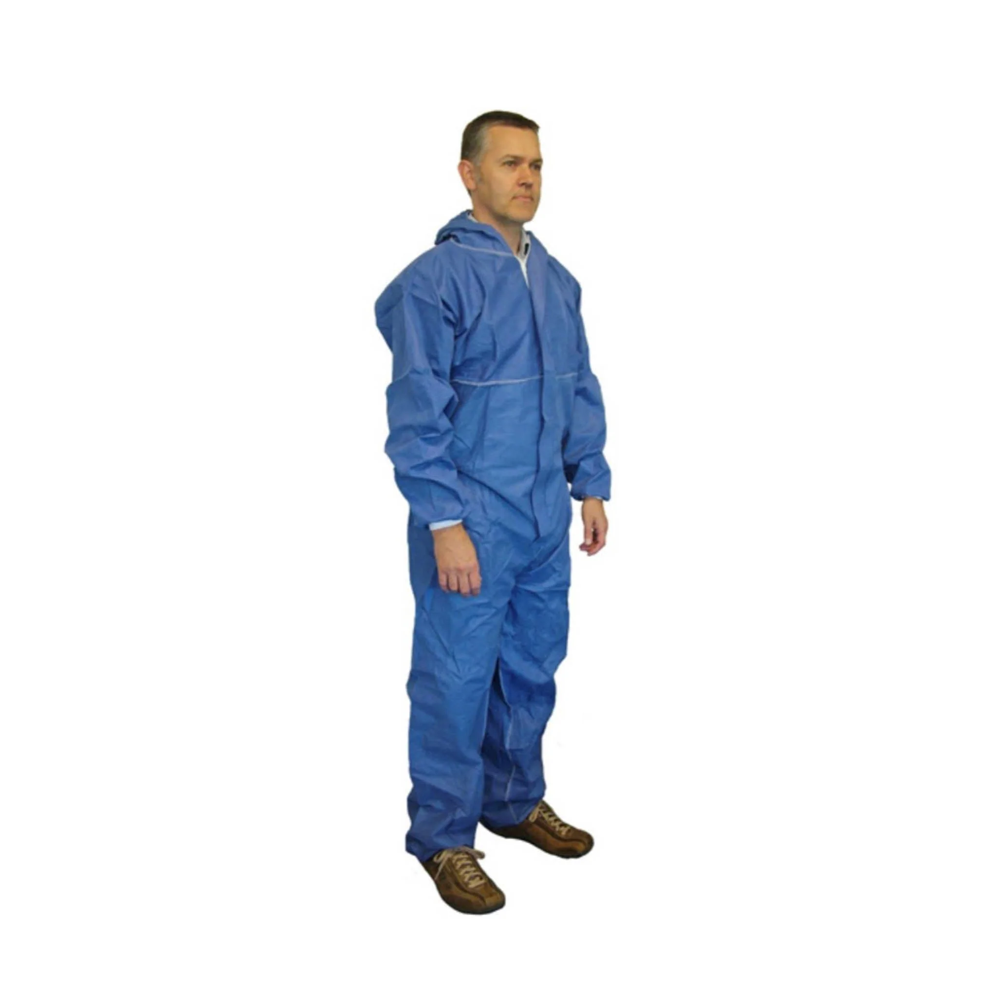 Scan Disposable Coverall Blue - Large