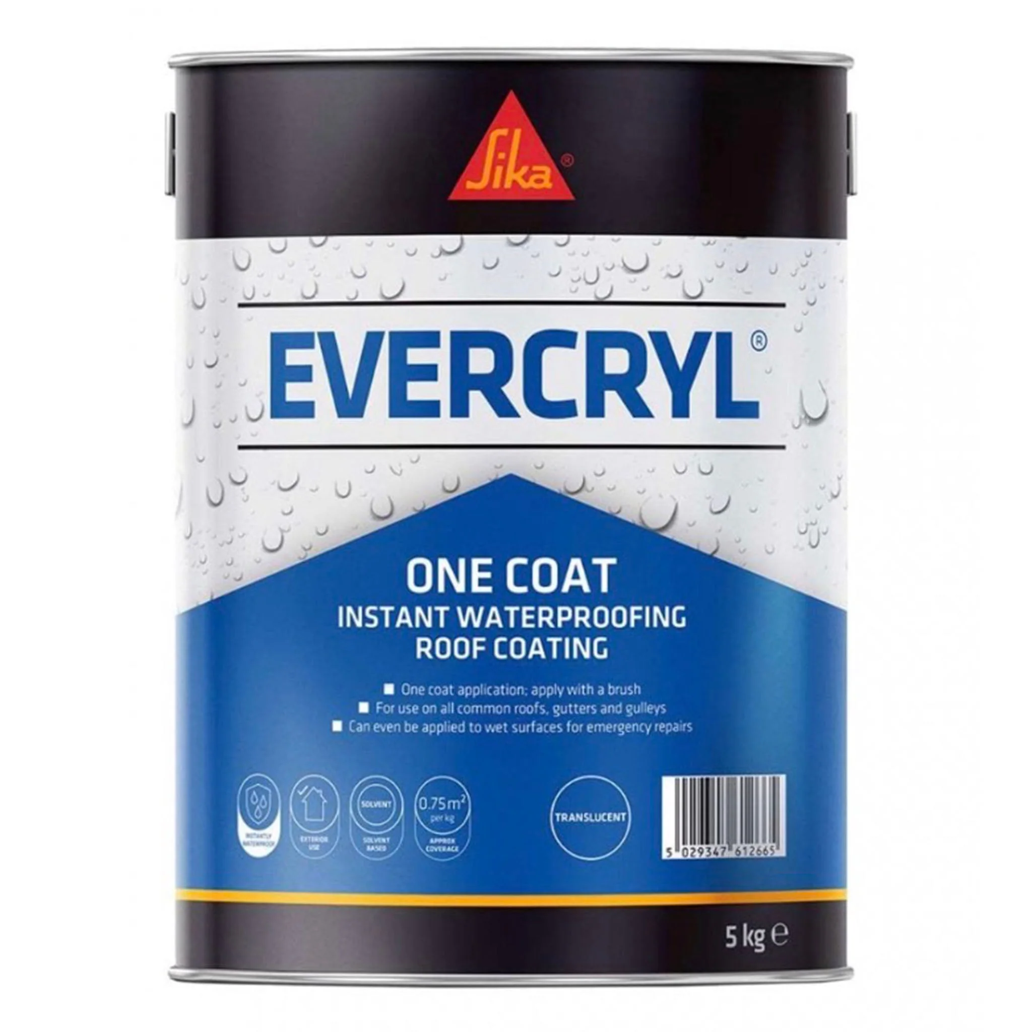 Sika Everbuild Evercryl One Coat Instant Waterproofing Roof Coating - Image 4
