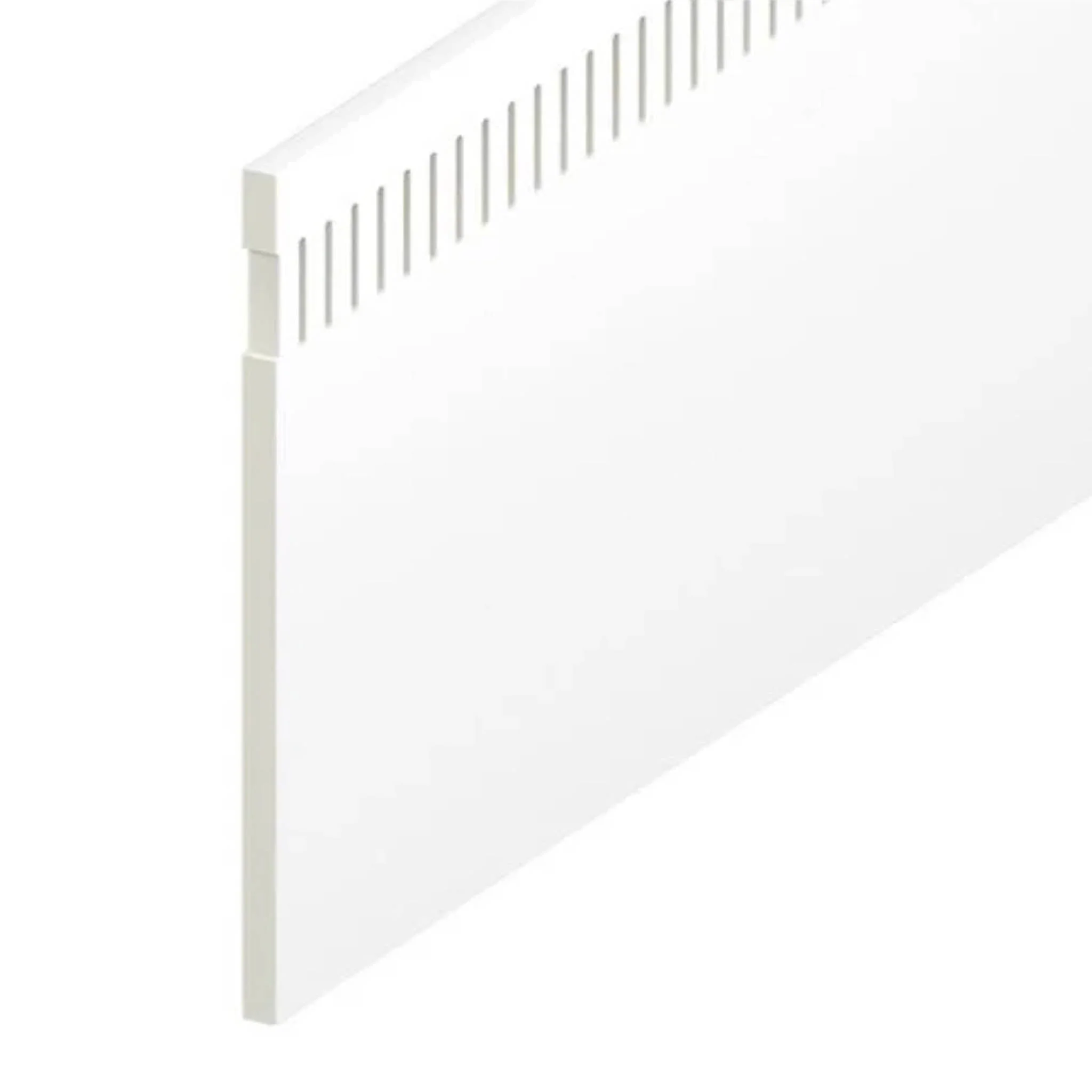 Soffit Flat Board Vented White 300mm - 5 Metre