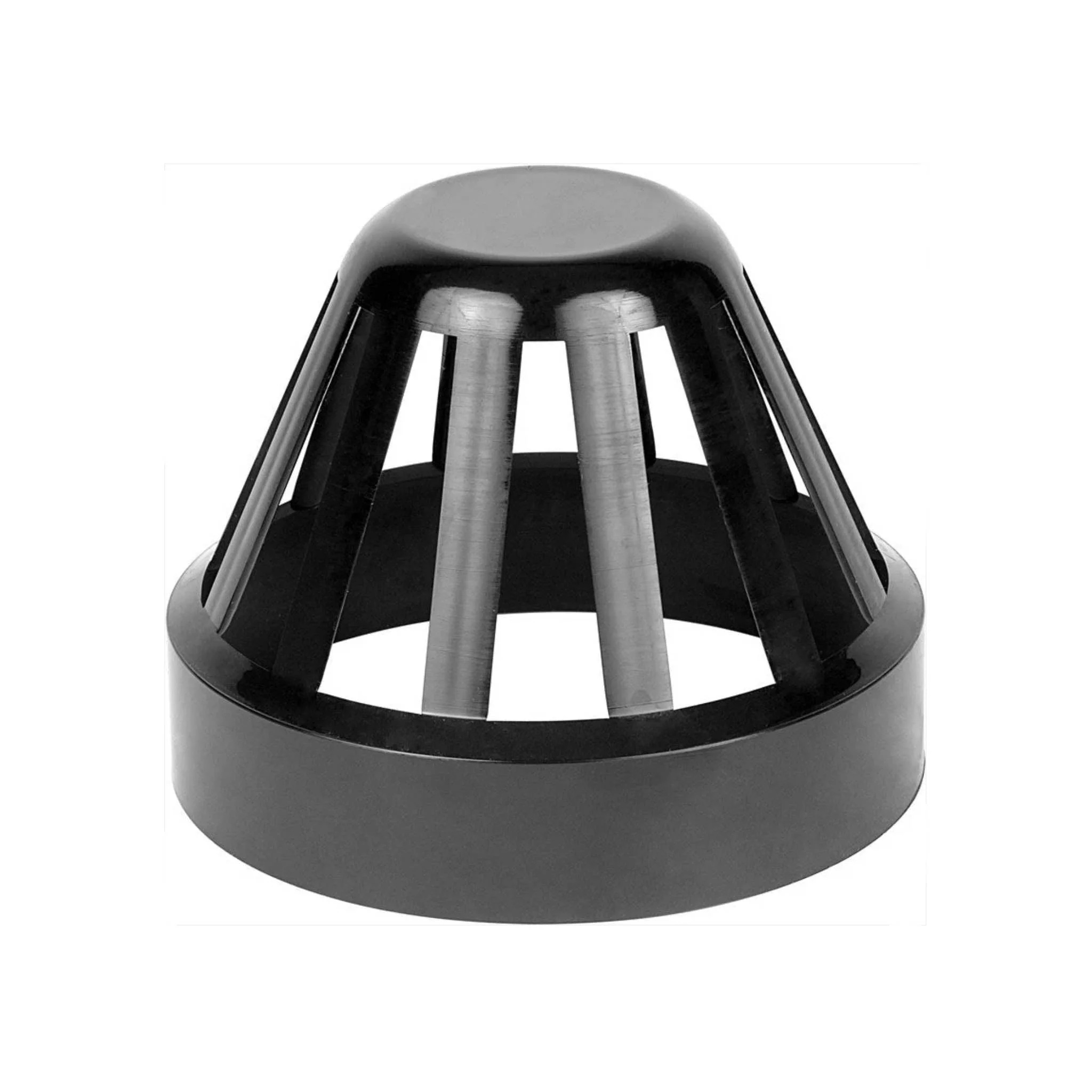 Soil Pipe Bird Vent Cowl Black 110mm
