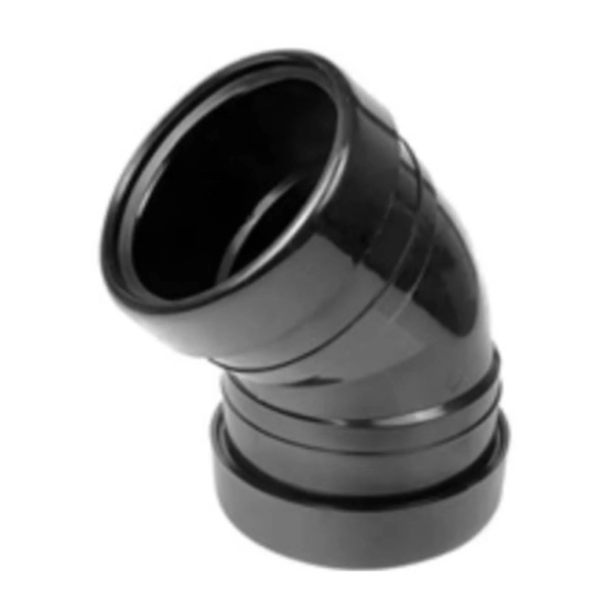 Soil Pipe Double Socket Bend Black 135 Degree