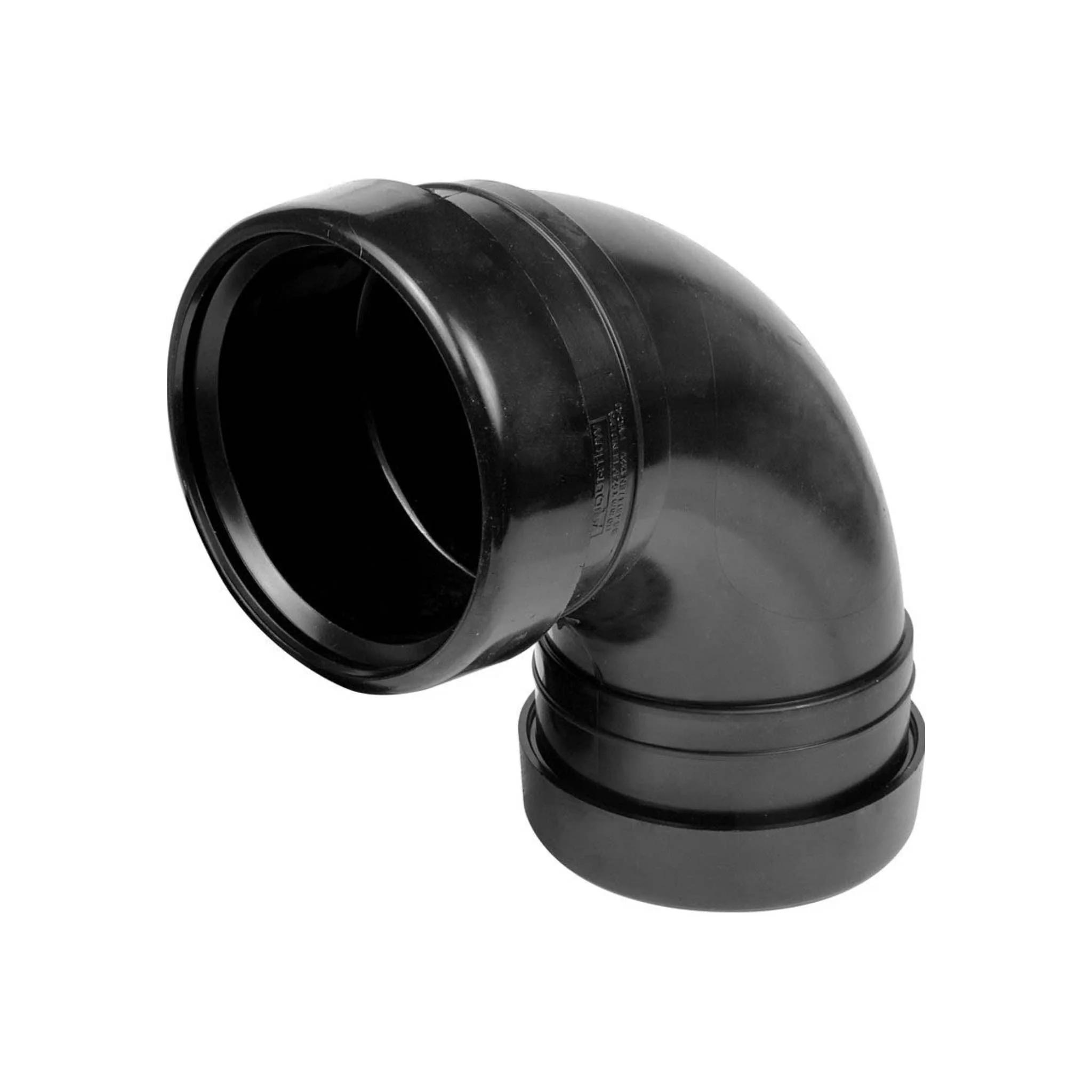 Soil Pipe Double Socket Bend Black 92.5 Degree