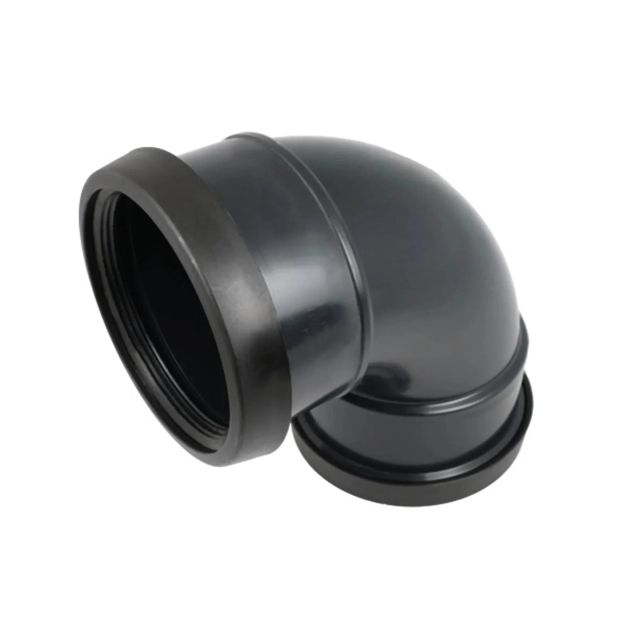 Soil Pipe Double Socket Bend Black Tight 90 Degree 110mm
