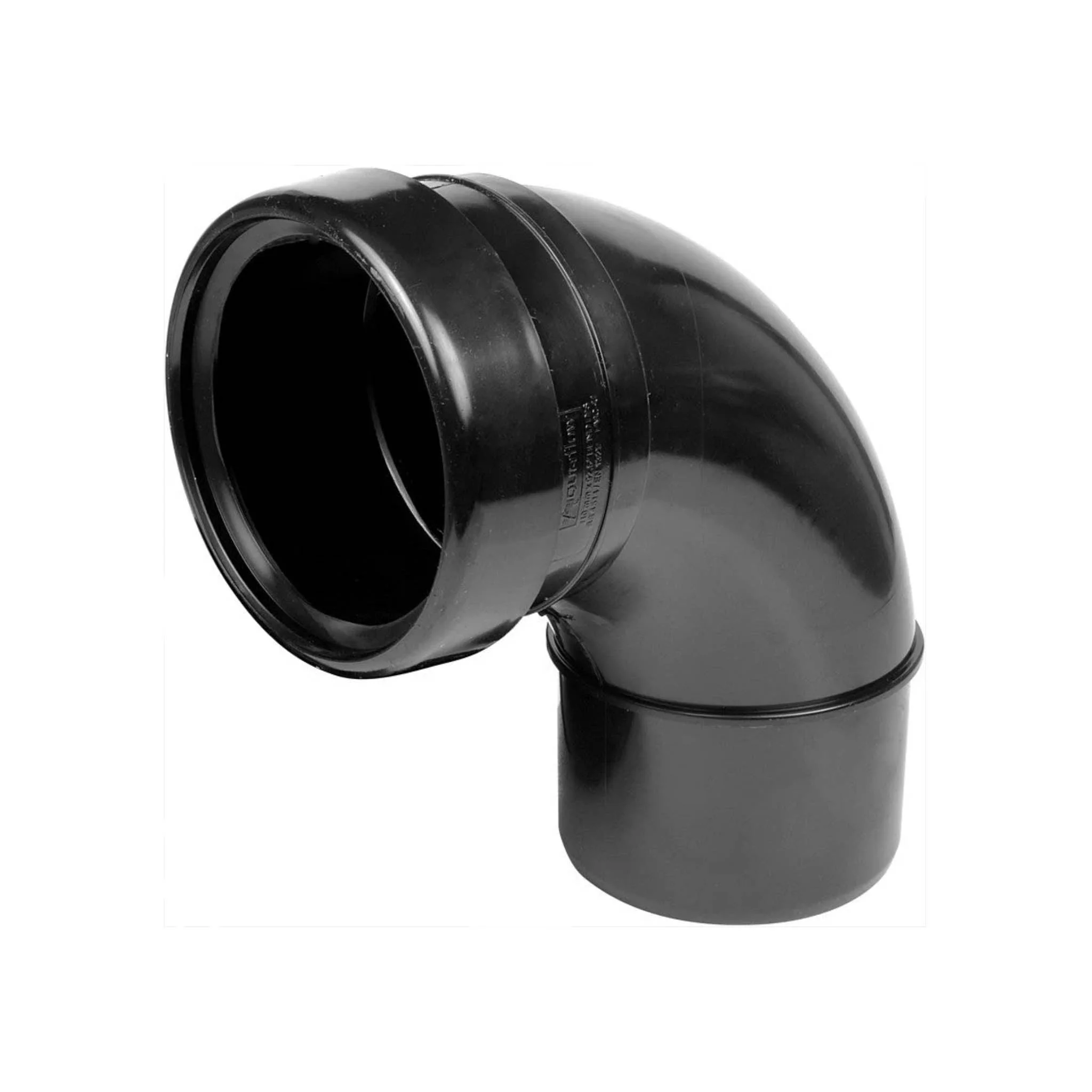 Soil Pipe Single Socket Bend Black - 92.5 Degree
