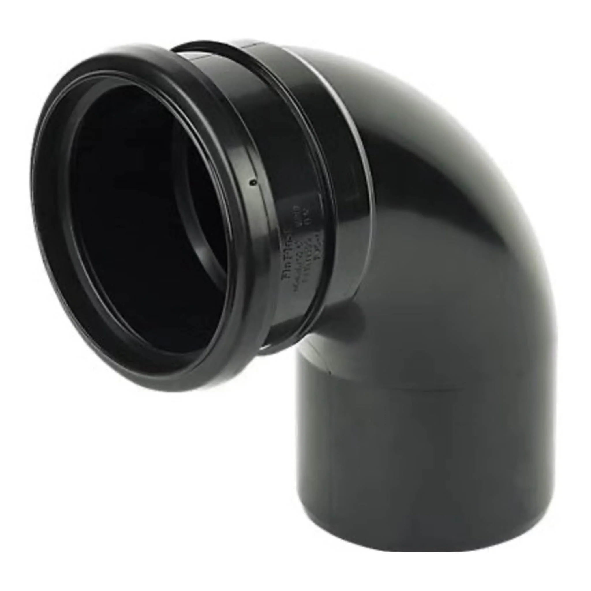 Soil Pipe Single Socket Bend Black Tight 90 Degree 110mm