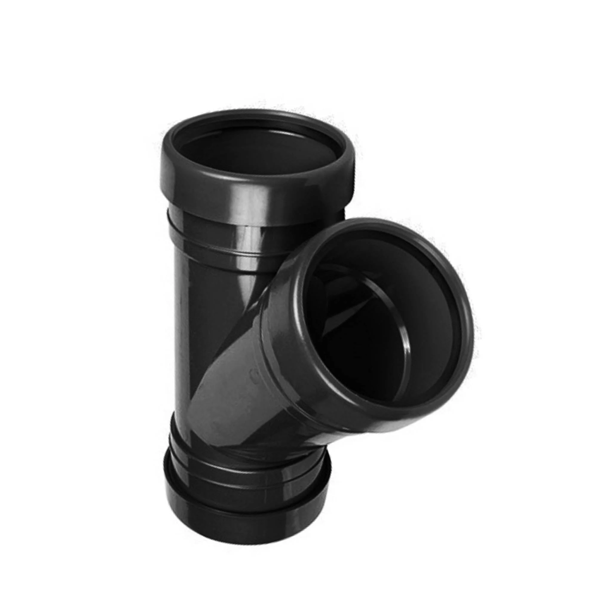 Soil Pipe Triple Socket Branch Black 135 Degree