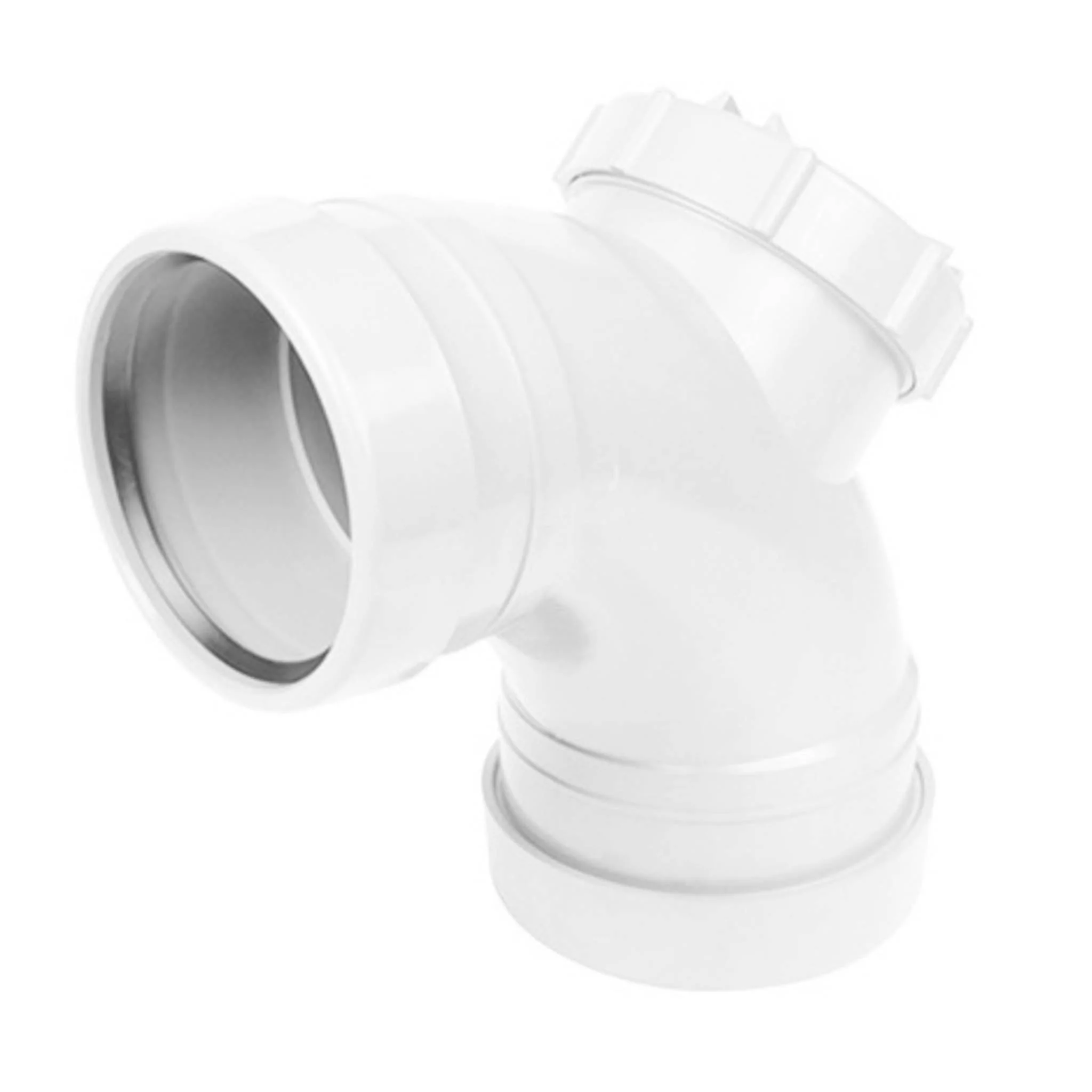 Soil Pipe White Double Access Bend 92.5 Degree 110mm
