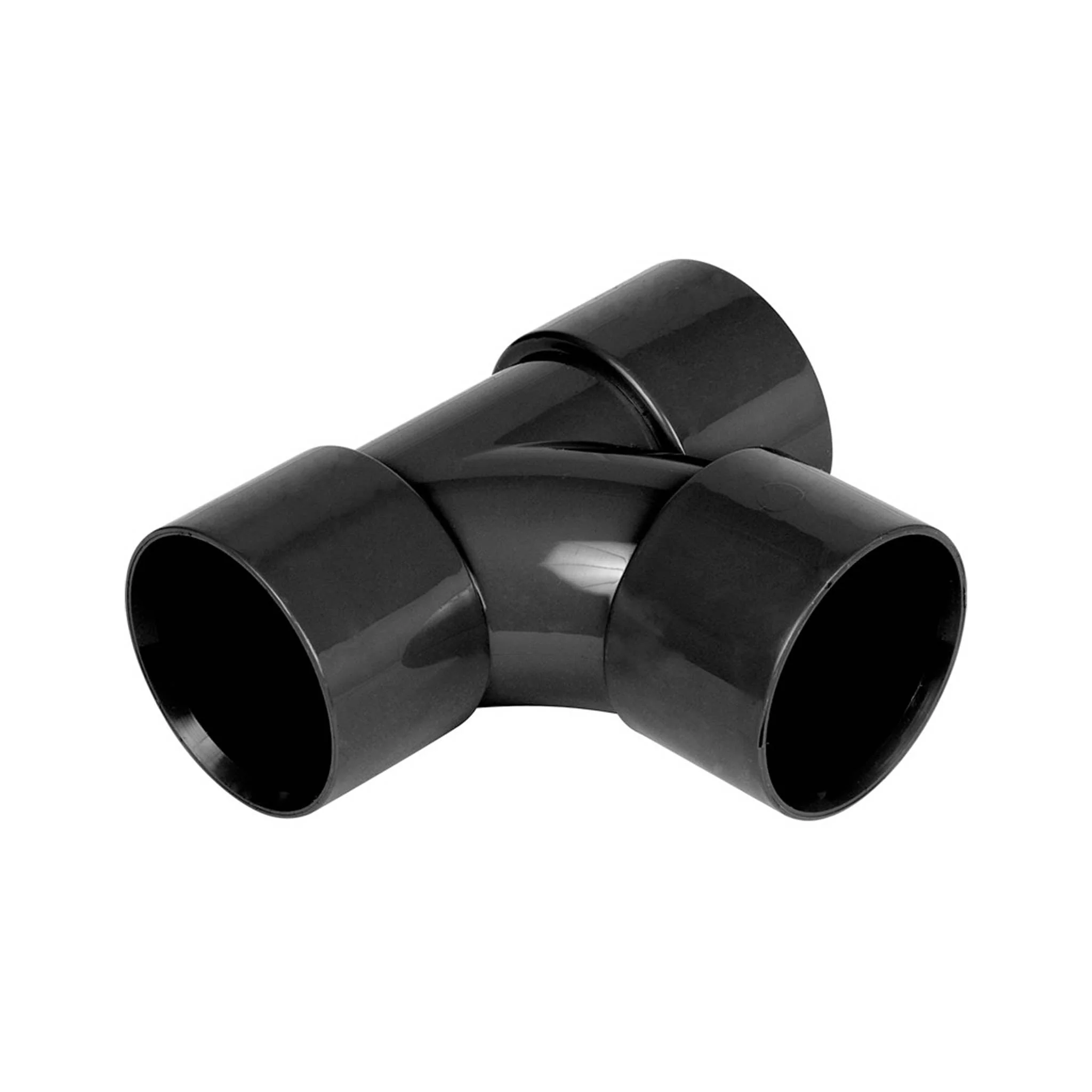 Solvent Weld Black Tee Branch - 32mm