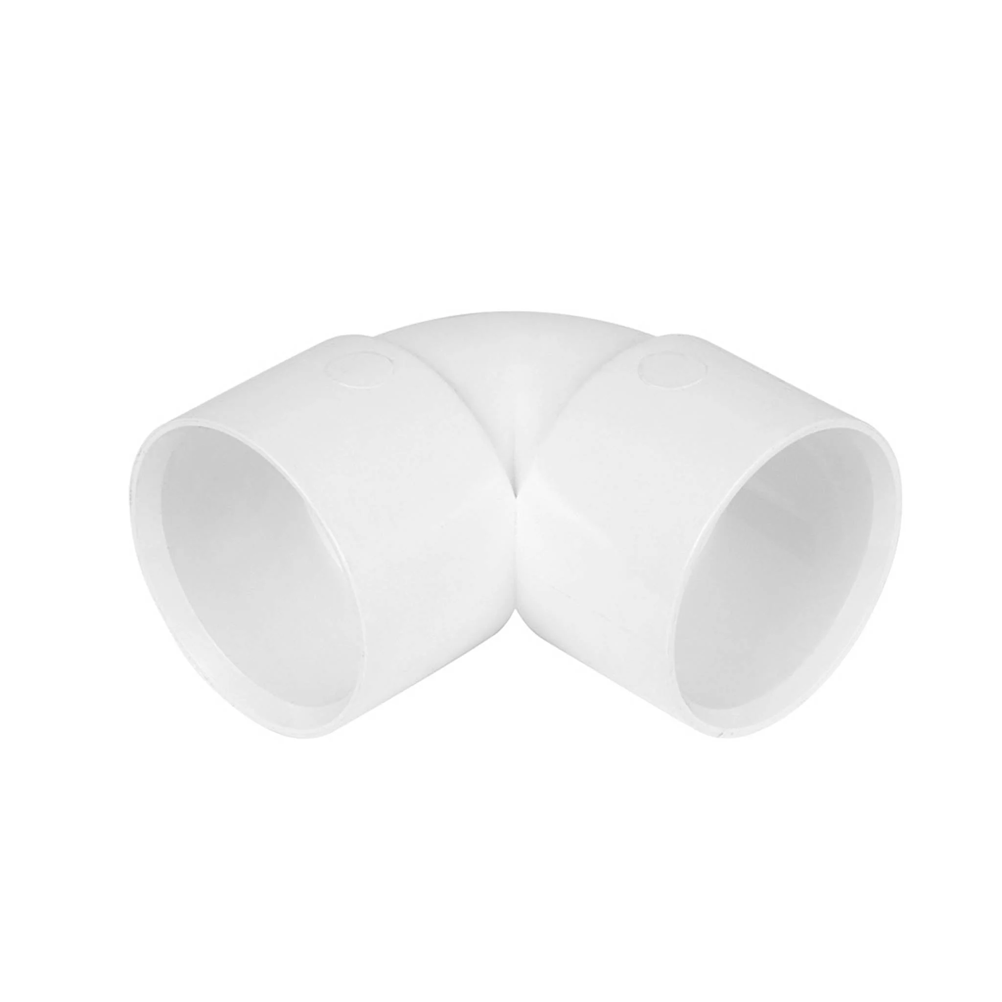 Solvent Weld White Knuckle Bend 90 Degree - 40mm