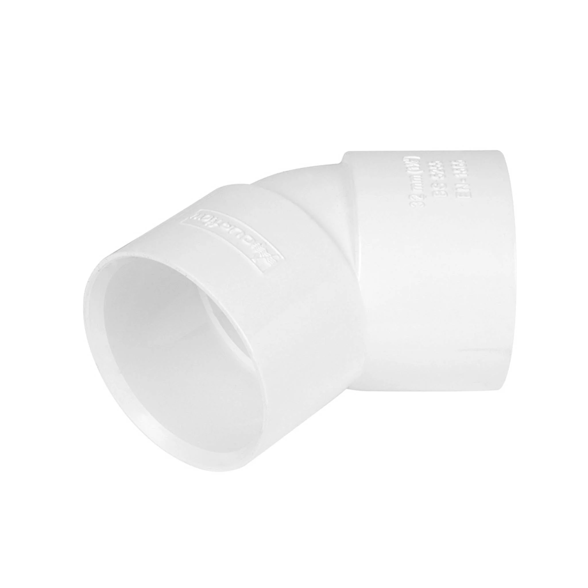 Solvent Weld White Obtuse Bend 135 Degree - 32mm