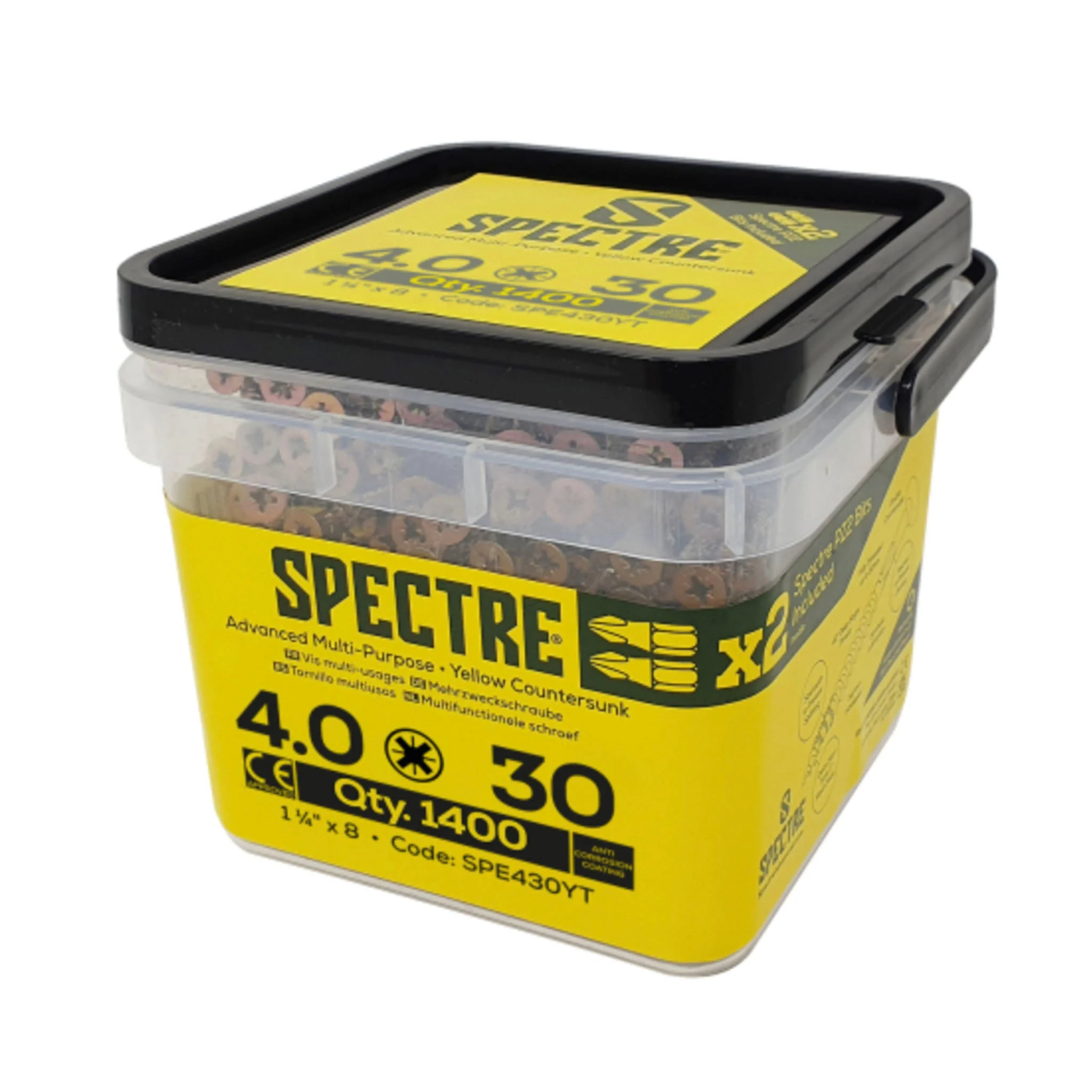 Spectre Advanced Multi-Purpose Woodscrew Tub - Image 3