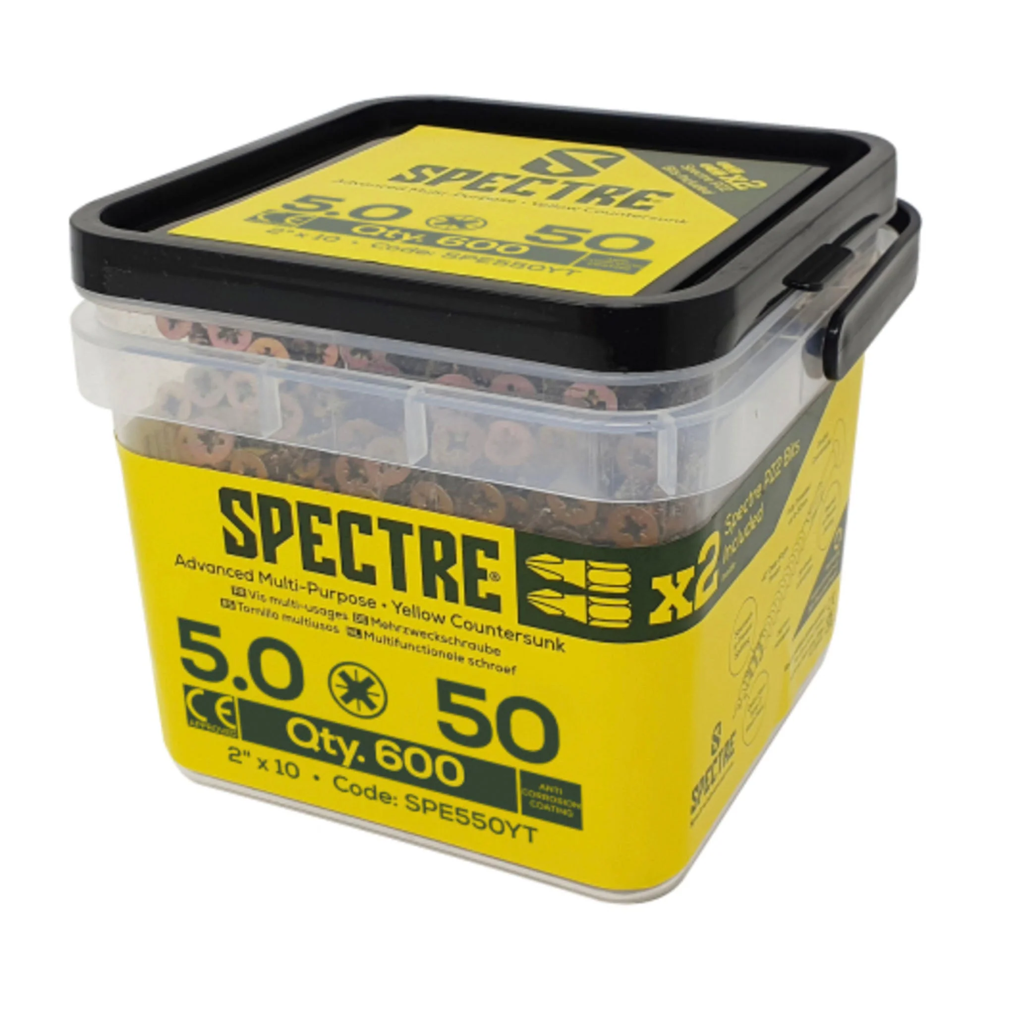 Spectre Advanced Multi-Purpose Woodscrew Tub - Image 6