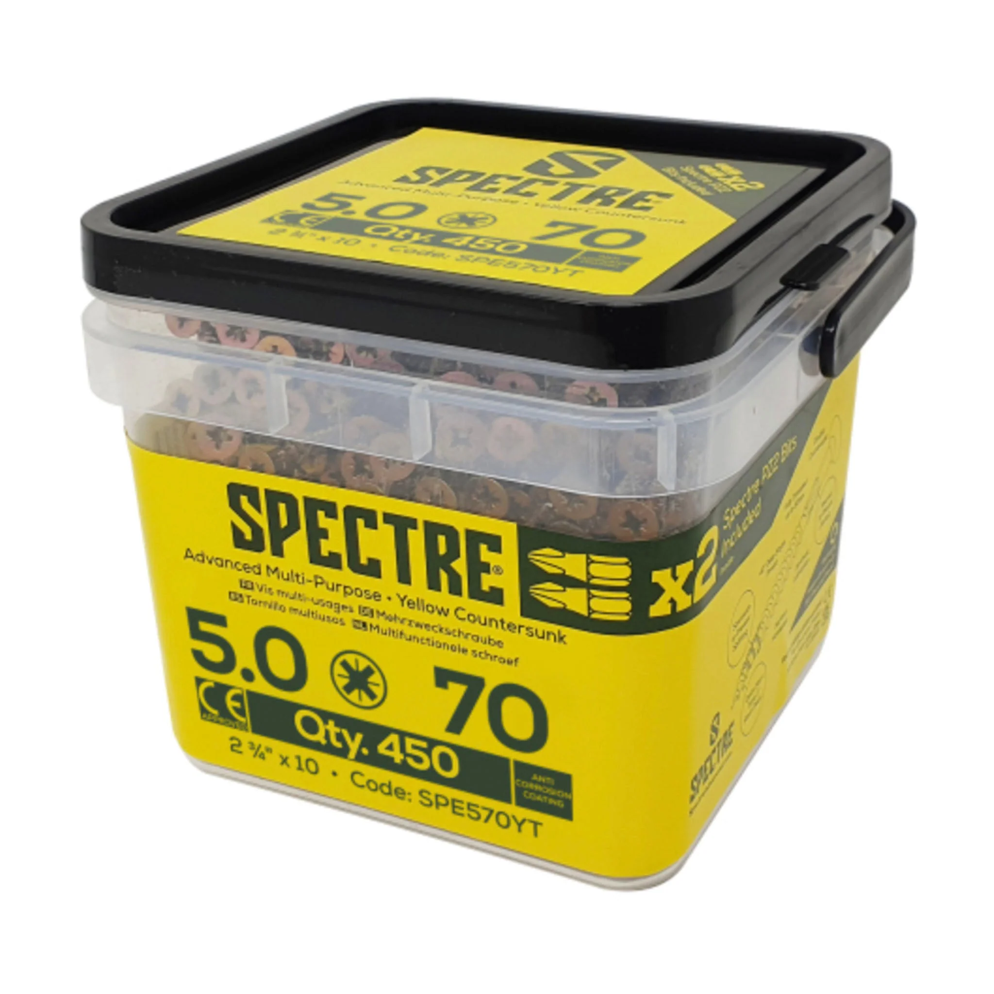 Spectre Advanced Multi-Purpose Woodscrew Tub - Image 8