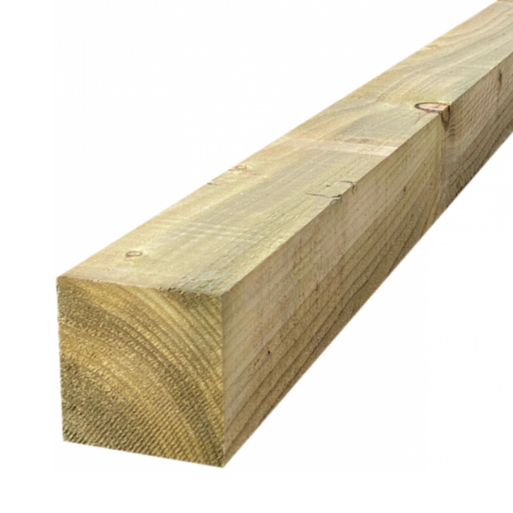 Square Fence Post Green Treated UC4 - 100mm x 100mm x 2.4 Metre
