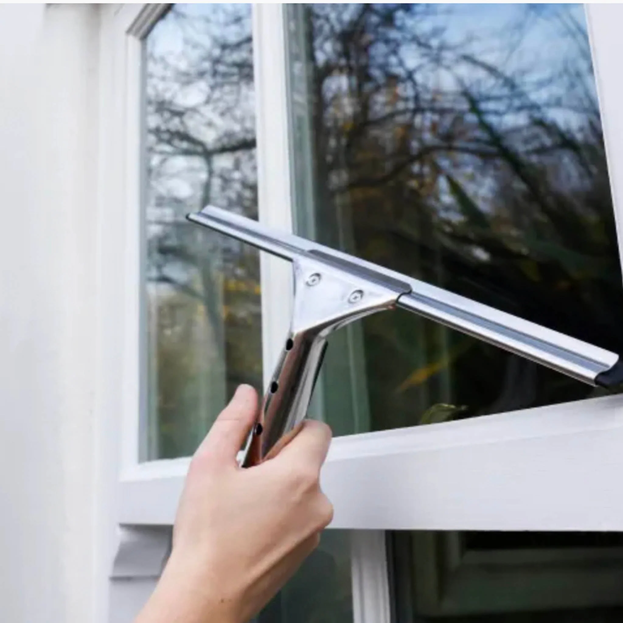 Stainless Steel Window Squeegee 14in - 355mm - Image 2