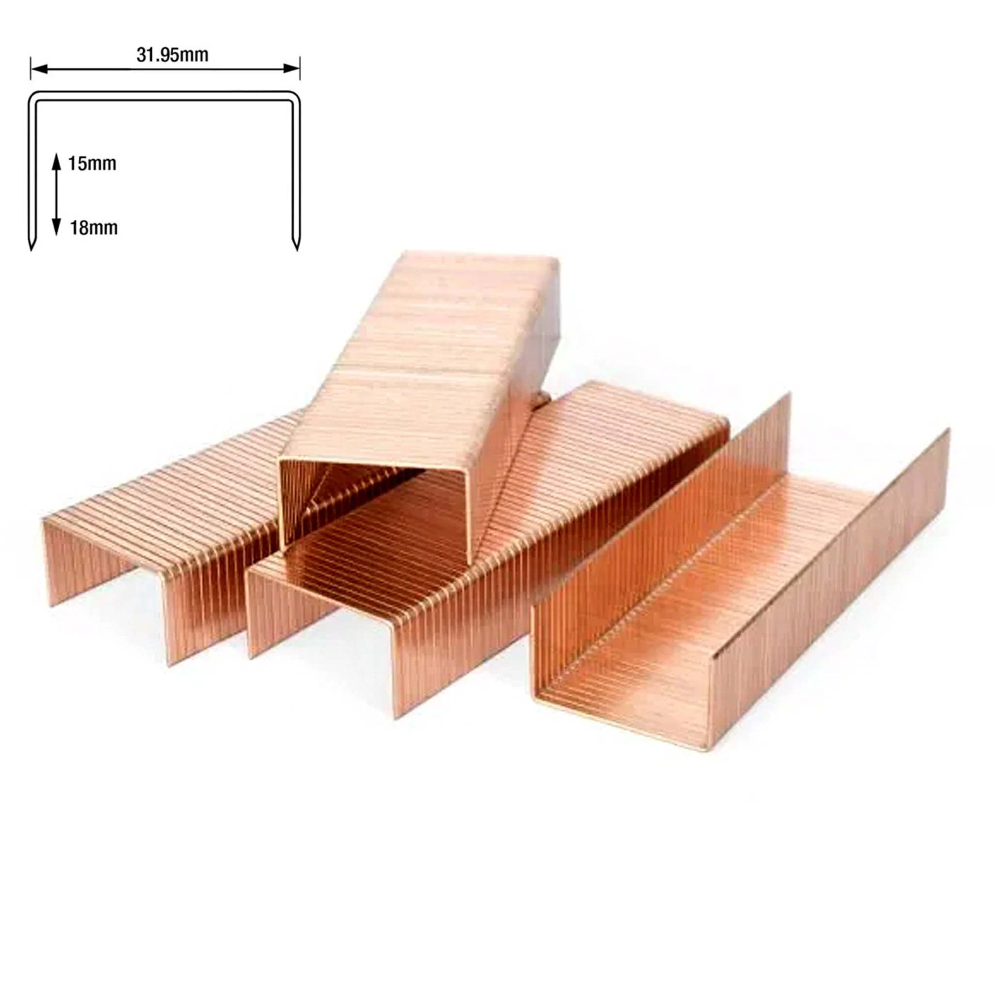 Tacwise Type 32 Wide Crown Staples 15mm - 18mm - Image 2