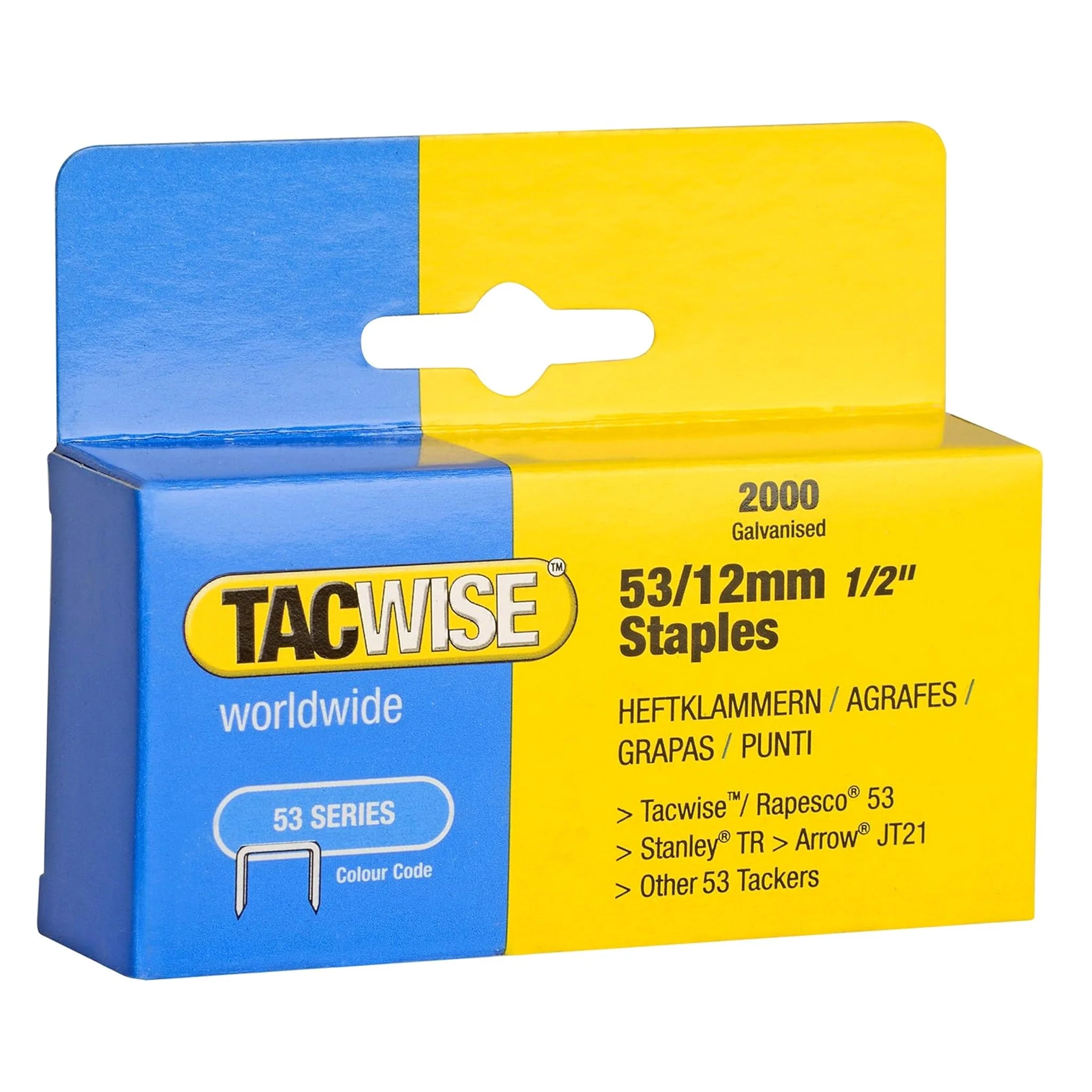 Tacwise Type 53 Staples 4mm - 16mm - Image 10