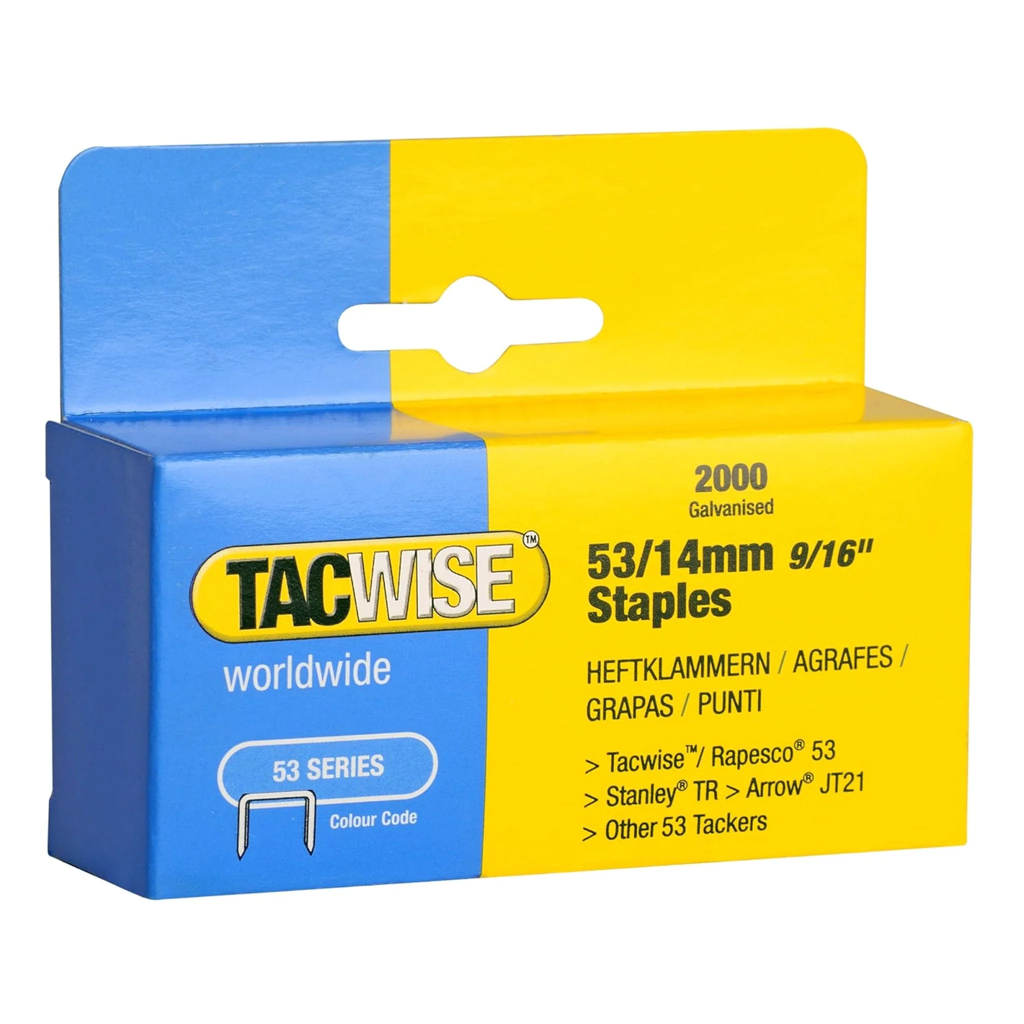 Tacwise Type 53 Staples 4mm - 16mm - Image 12