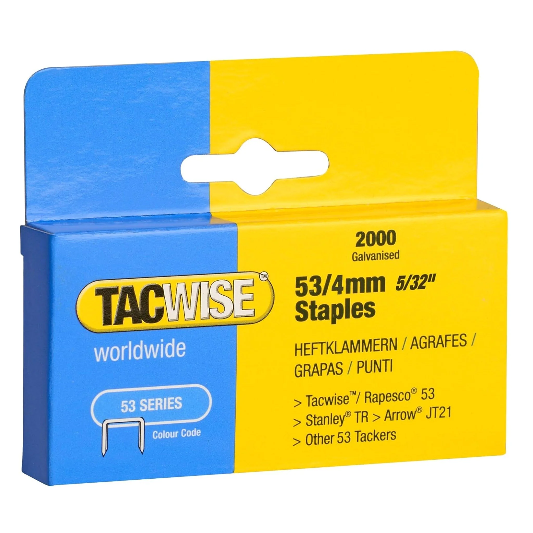 Tacwise Type 53 Staples 4mm - 16mm - Image 3