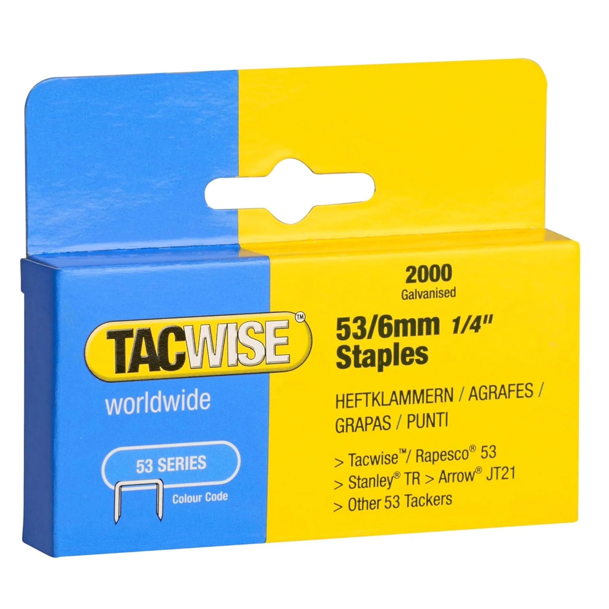 Tacwise Type 53 Staples 4mm - 16mm - Image 4