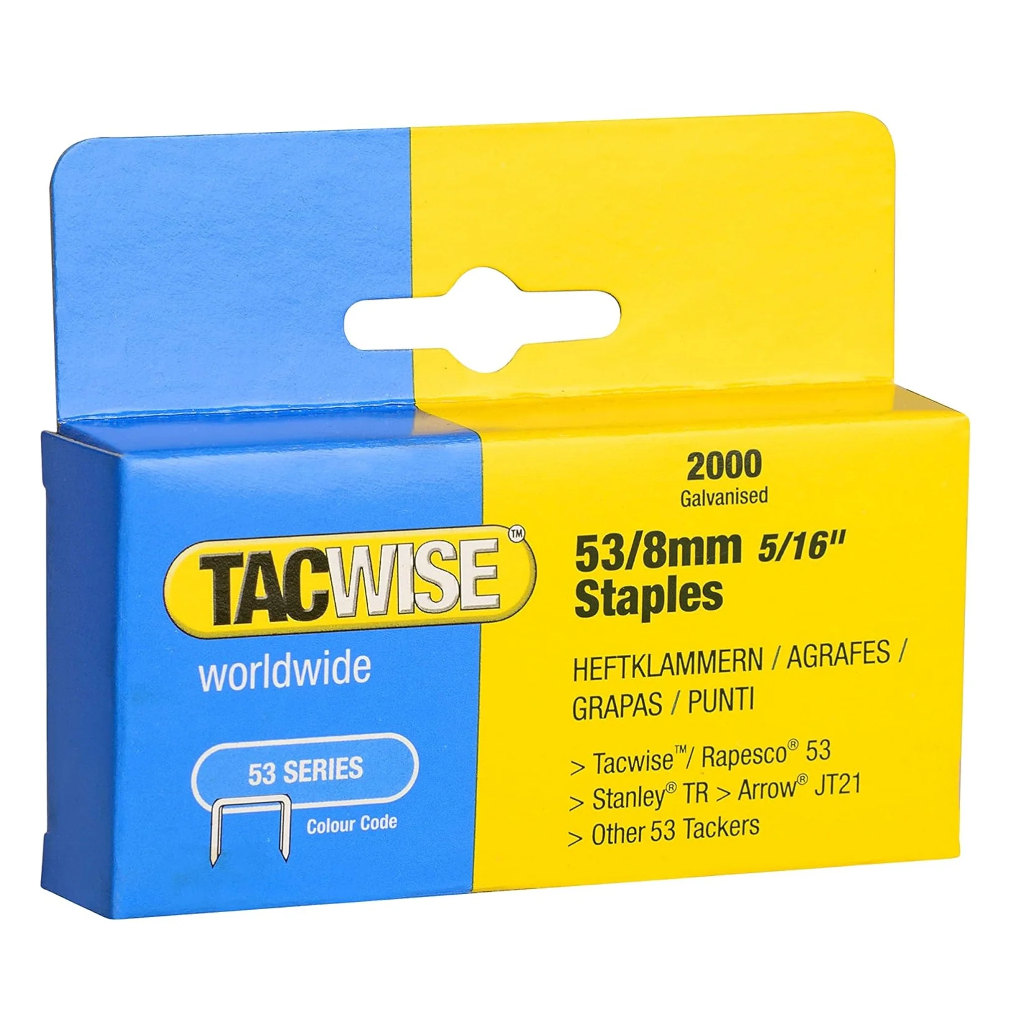 Tacwise Type 53 Staples 4mm - 16mm - Image 6
