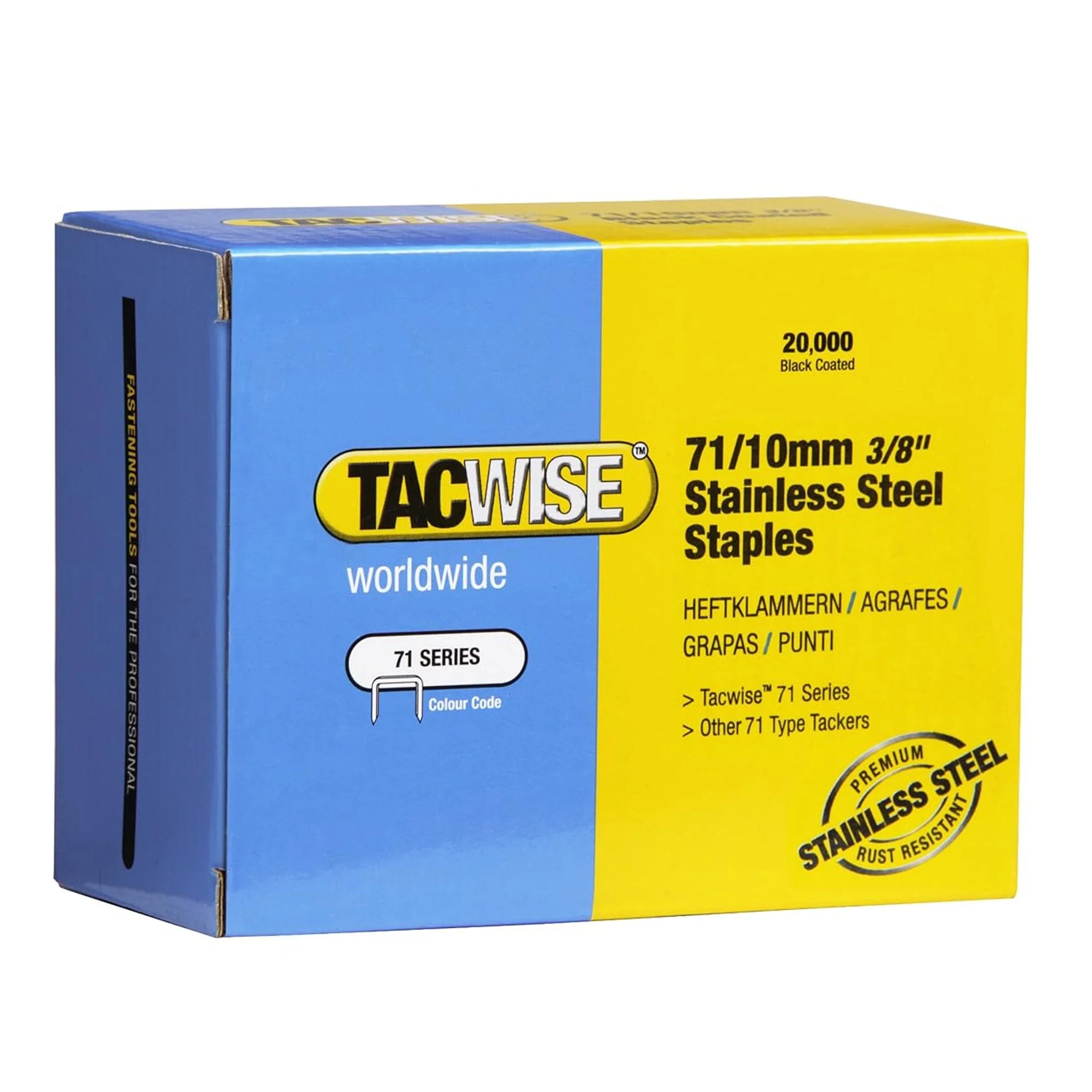 Tacwise Type 71 Series Staples 4mm - 16mm - Image 12