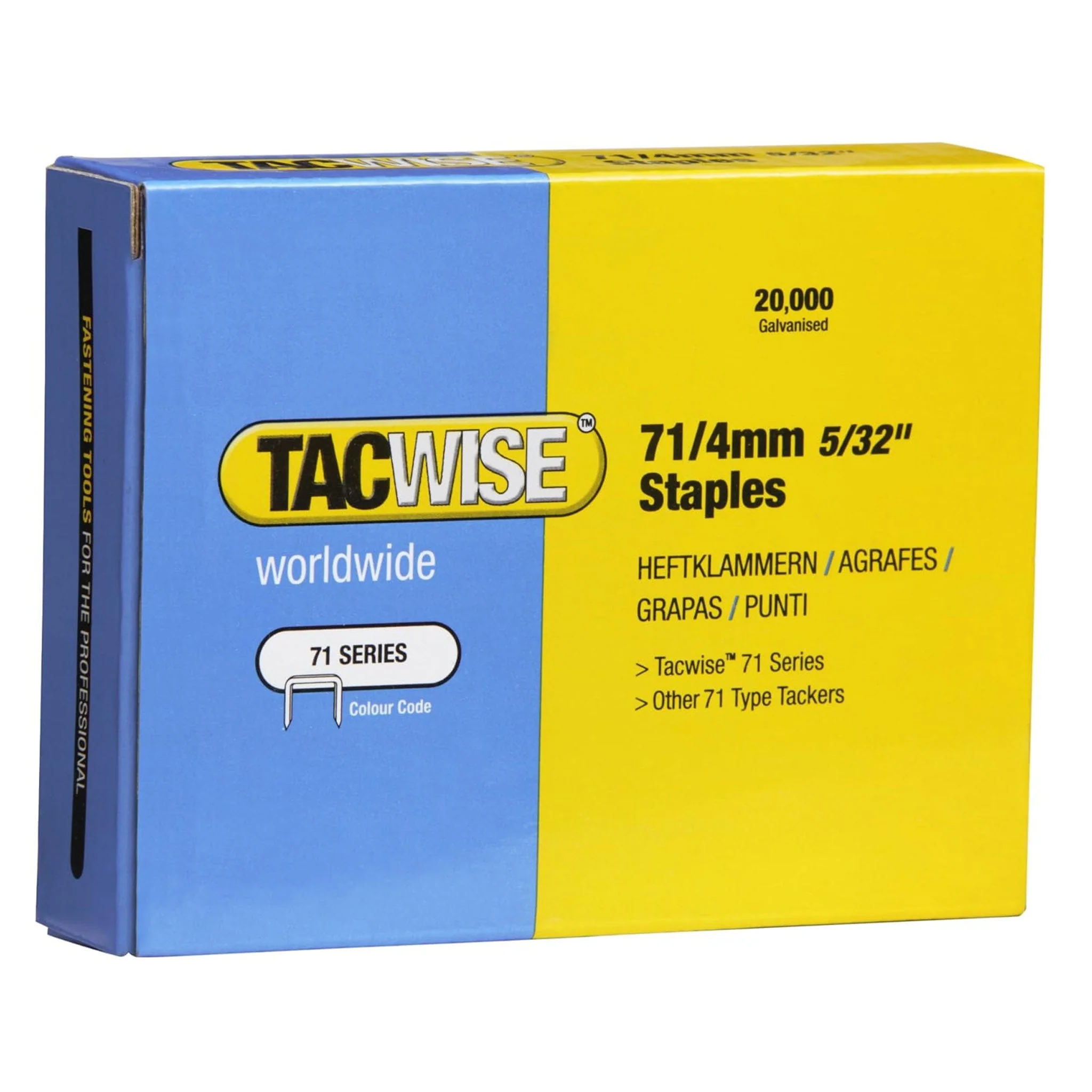 Tacwise Type 71 Series Staples 4mm - 16mm - Image 3