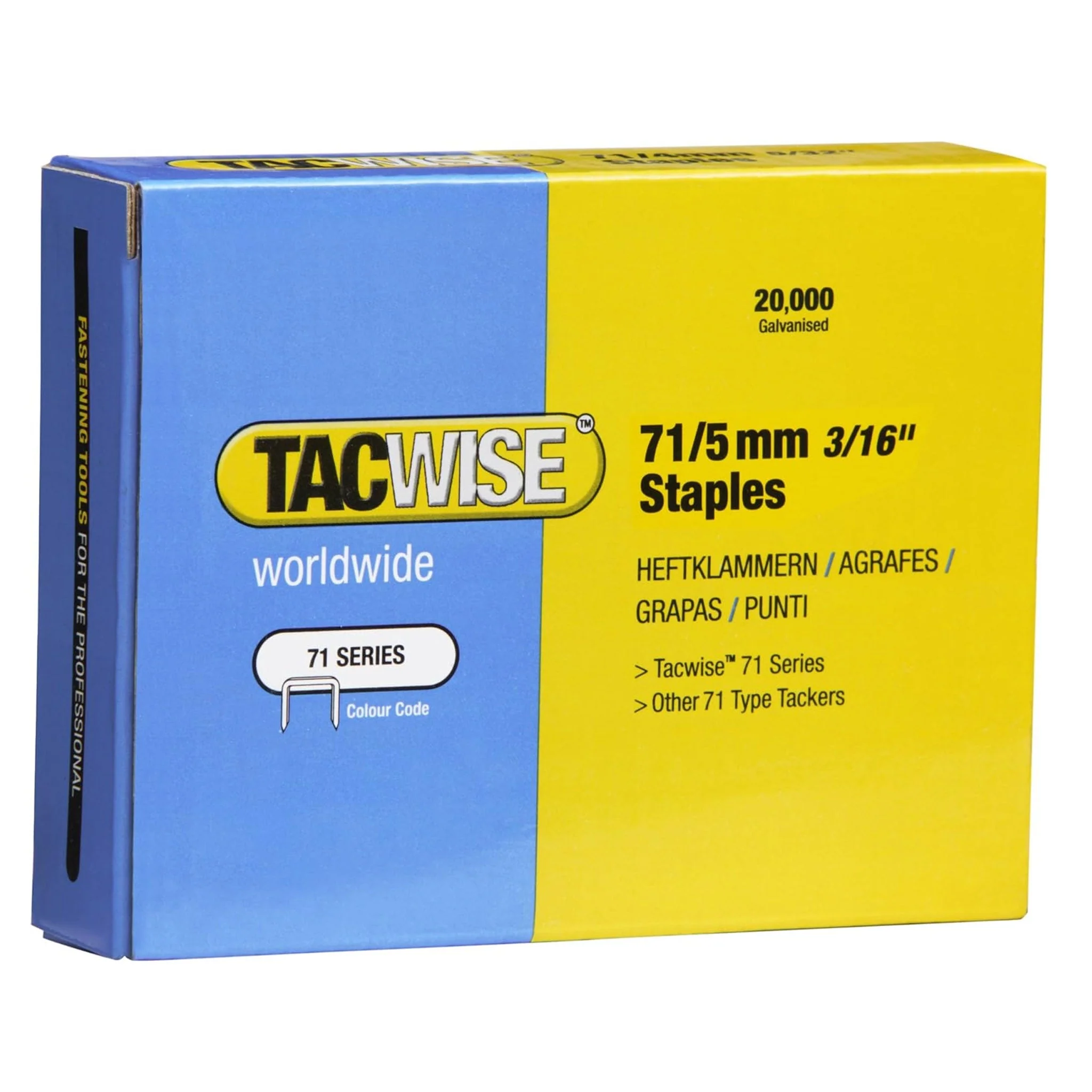 Tacwise Type 71 Series Staples 4mm - 16mm - Image 5