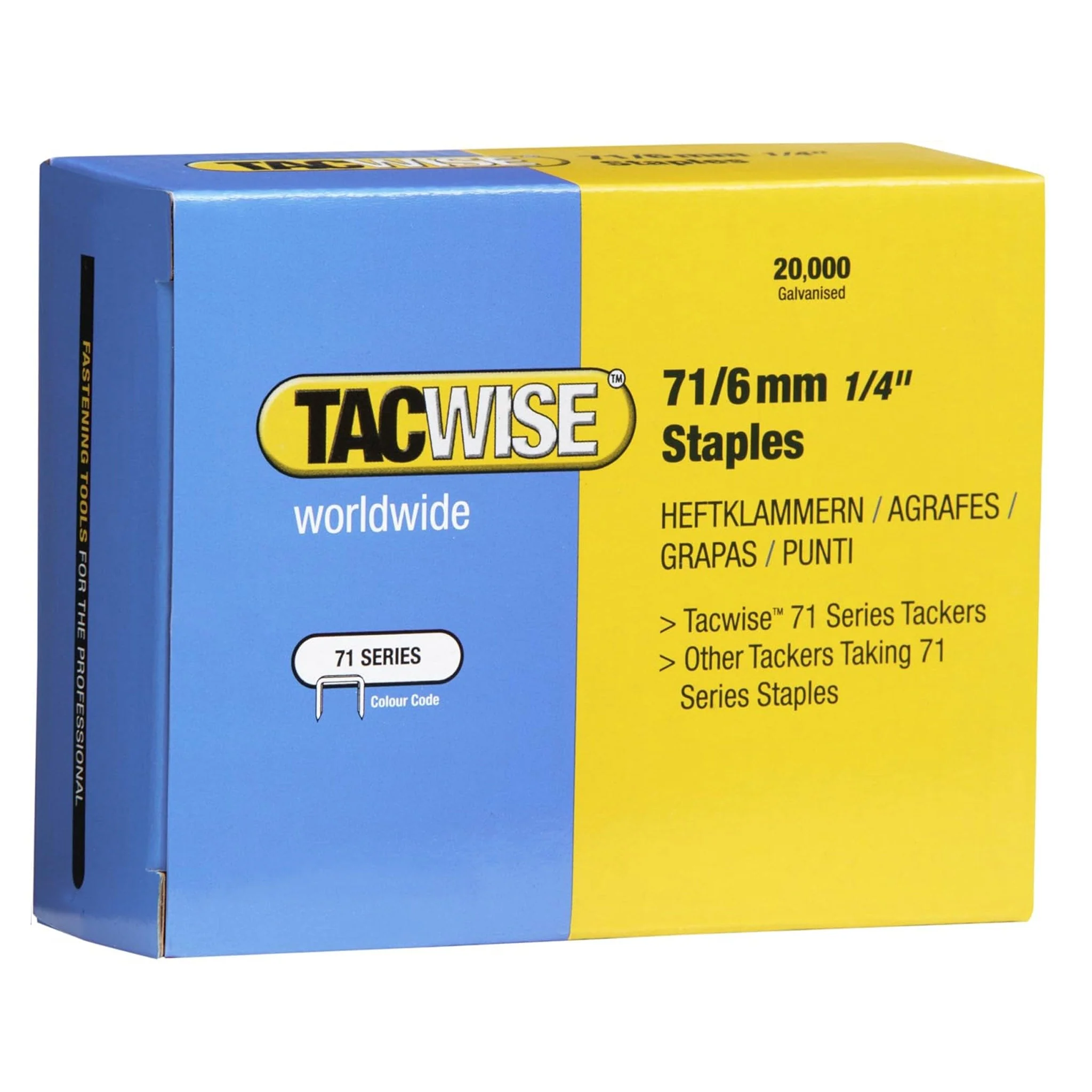 Tacwise Type 71 Series Staples 4mm - 16mm - Image 6
