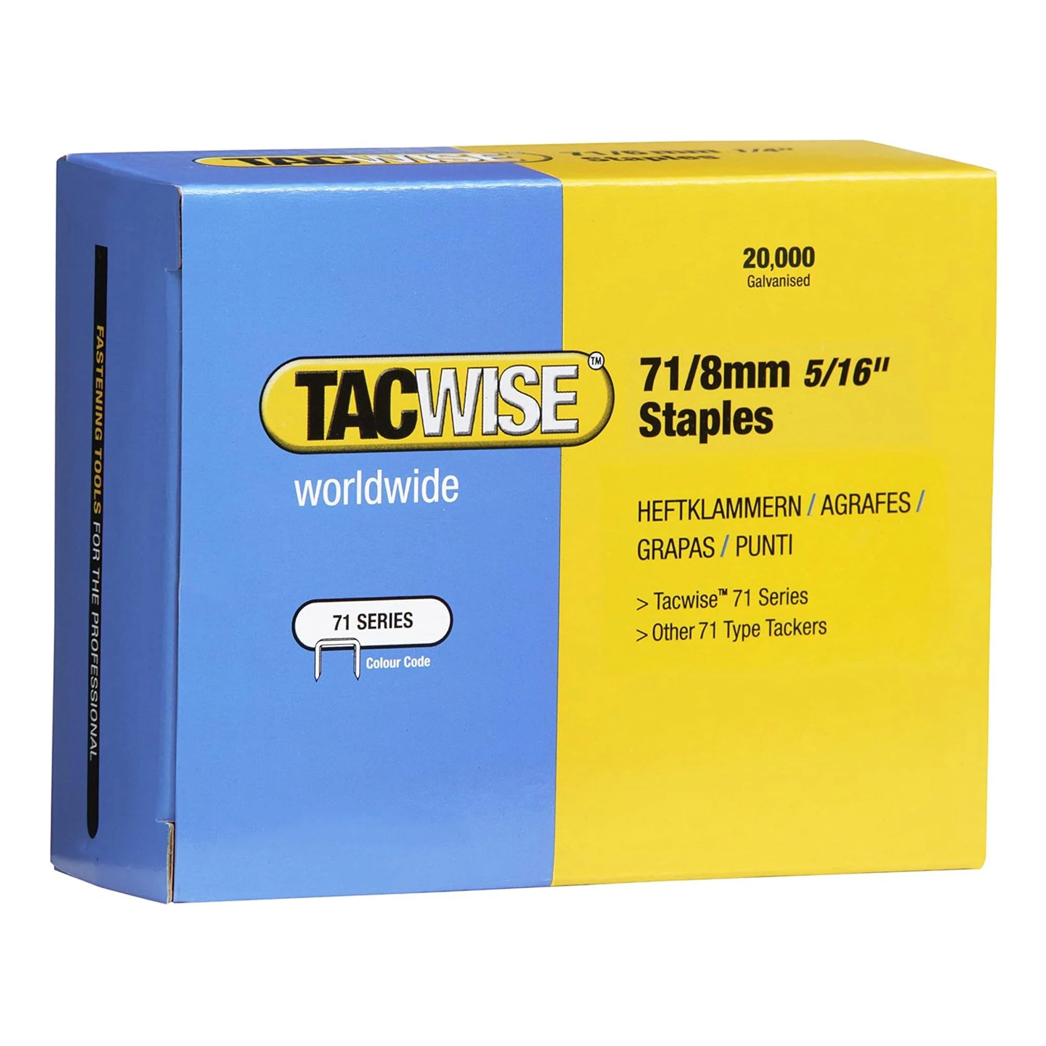 Tacwise Type 71 Series Staples 4mm - 16mm - Image 8