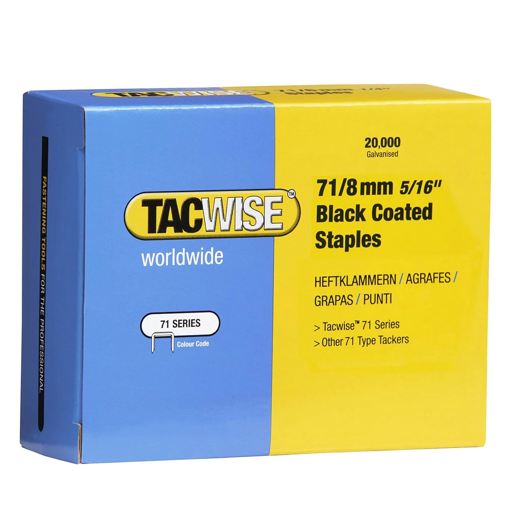 Tacwise Type 71 Series Staples 4mm - 16mm - Image 9