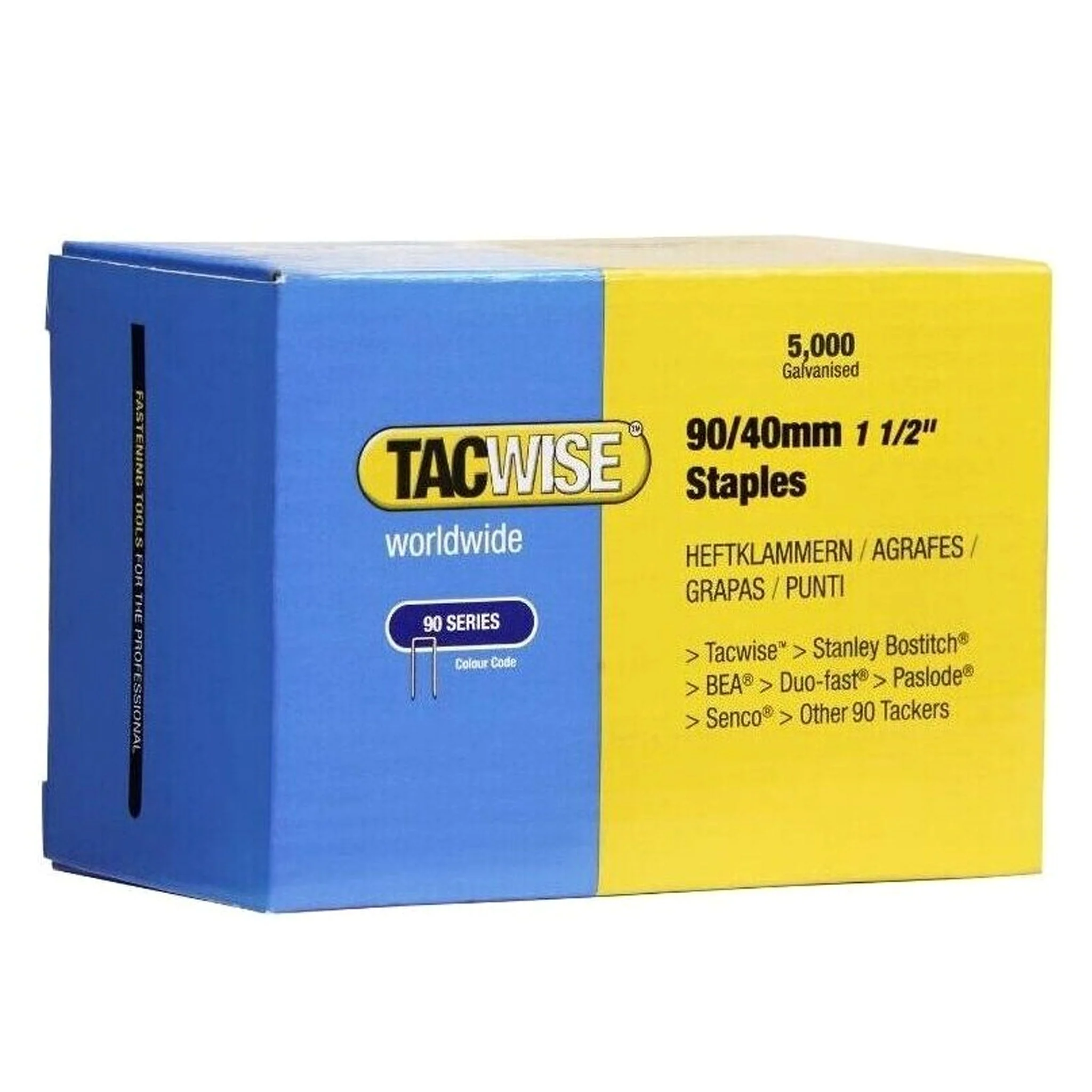Tacwise Type 90 Staples 15mm - 40mm - Image 9