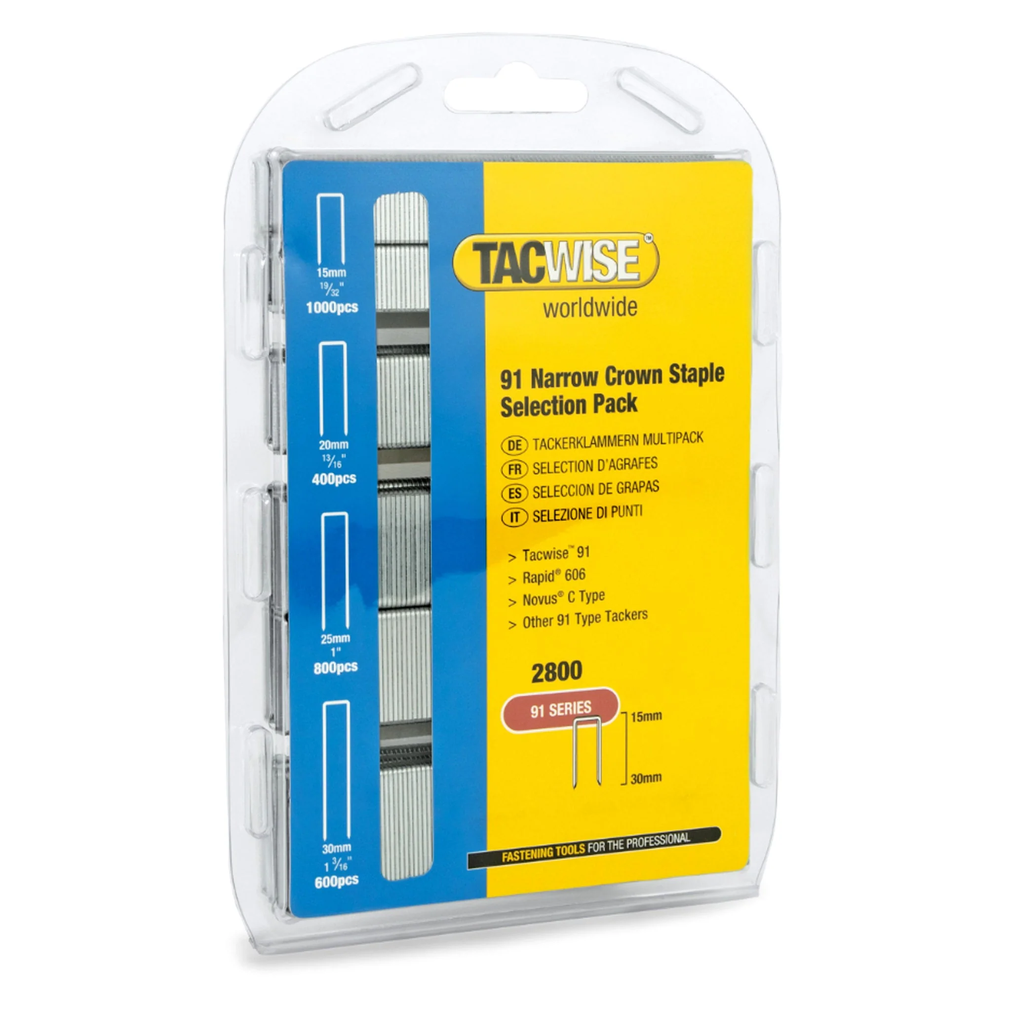 Tacwise Type 91 Staples 18mm - 45mm - Image 3
