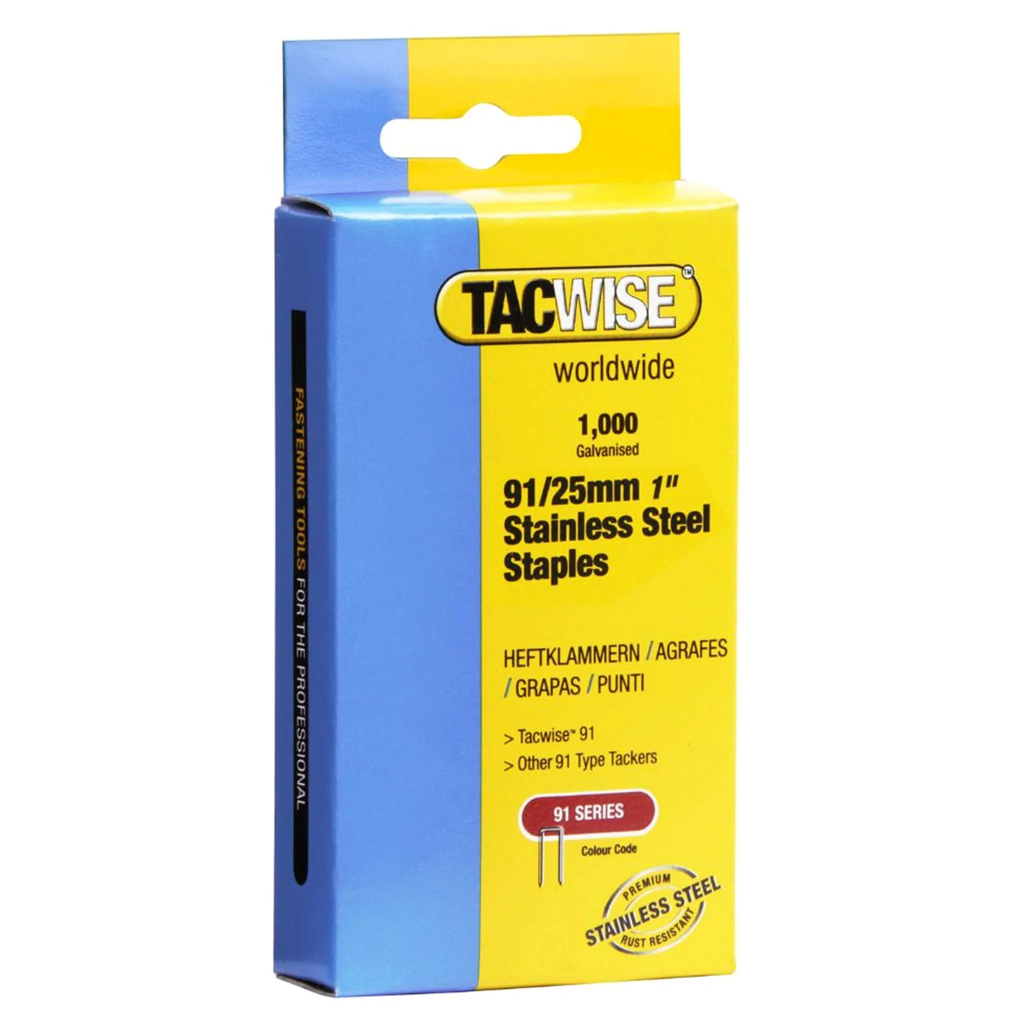 Tacwise Type 91 Staples 18mm - 45mm - Image 7