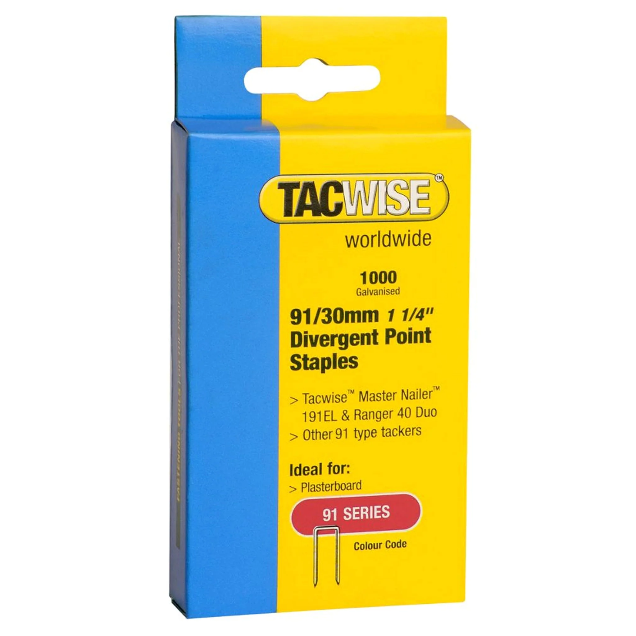 Tacwise Type 91 Staples 18mm - 45mm - Image 9
