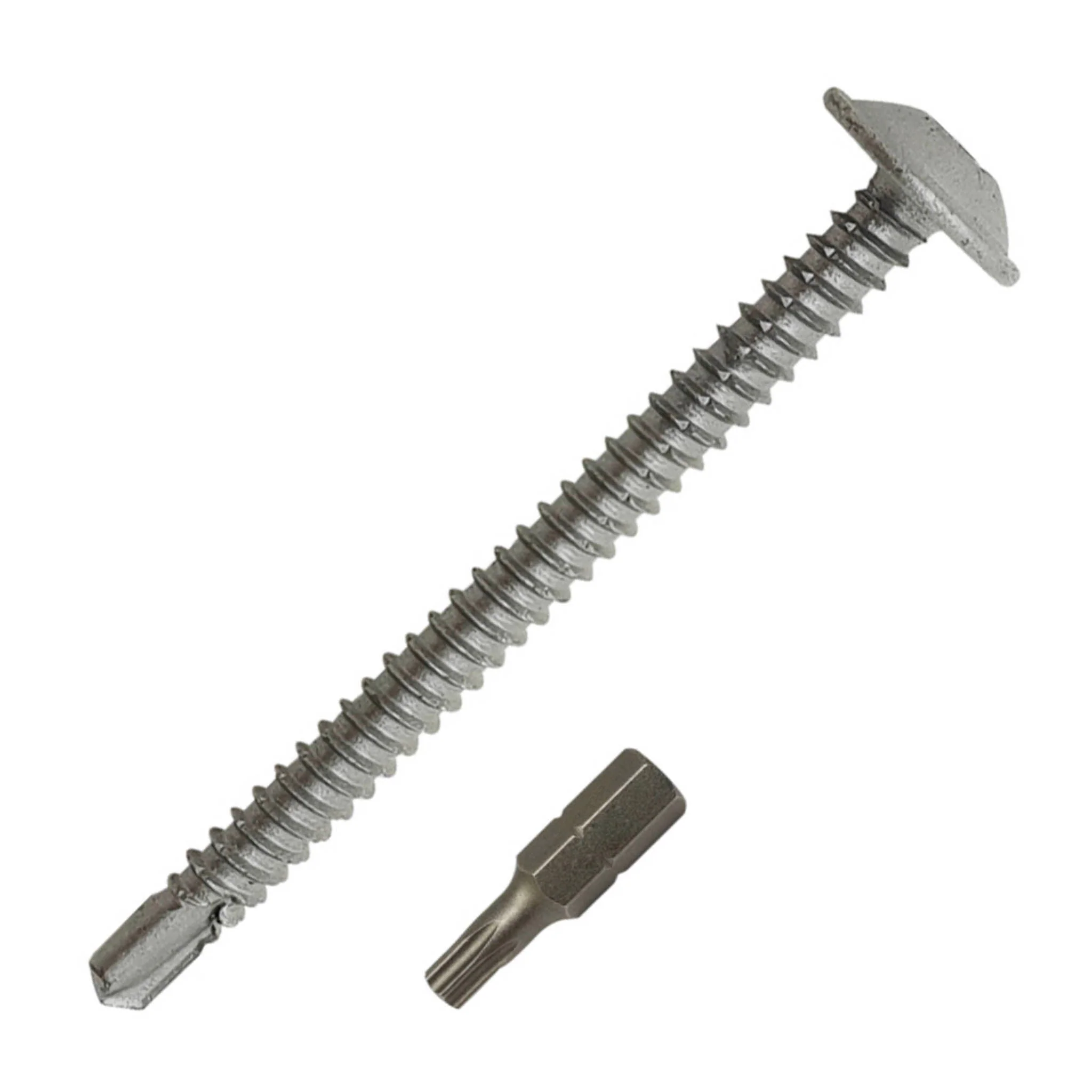 Techfast Baypole Screws Waferhead Torx 4.8mm x 100mm 200 Box